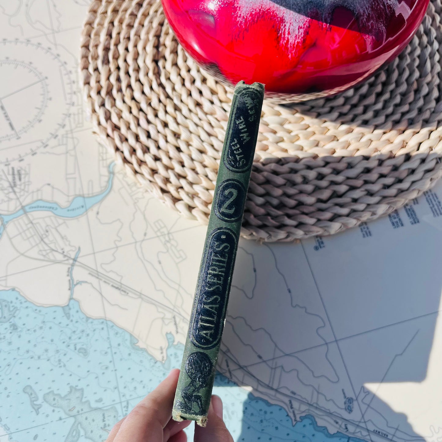 Antique 1868 Canadian Series of School Books Atlas Book 2