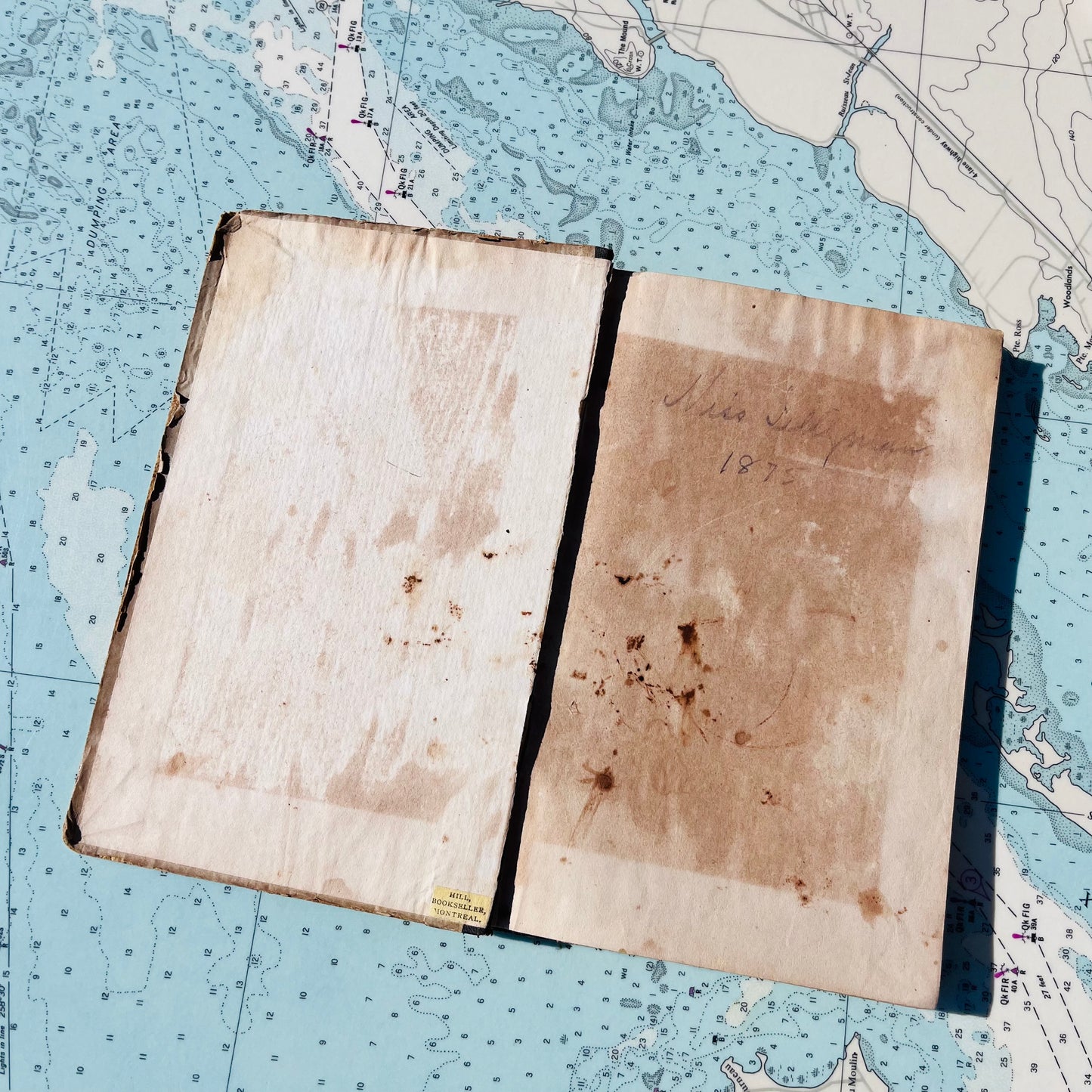 Antique 1875 The Progressive Speller Oliver Ellsworth