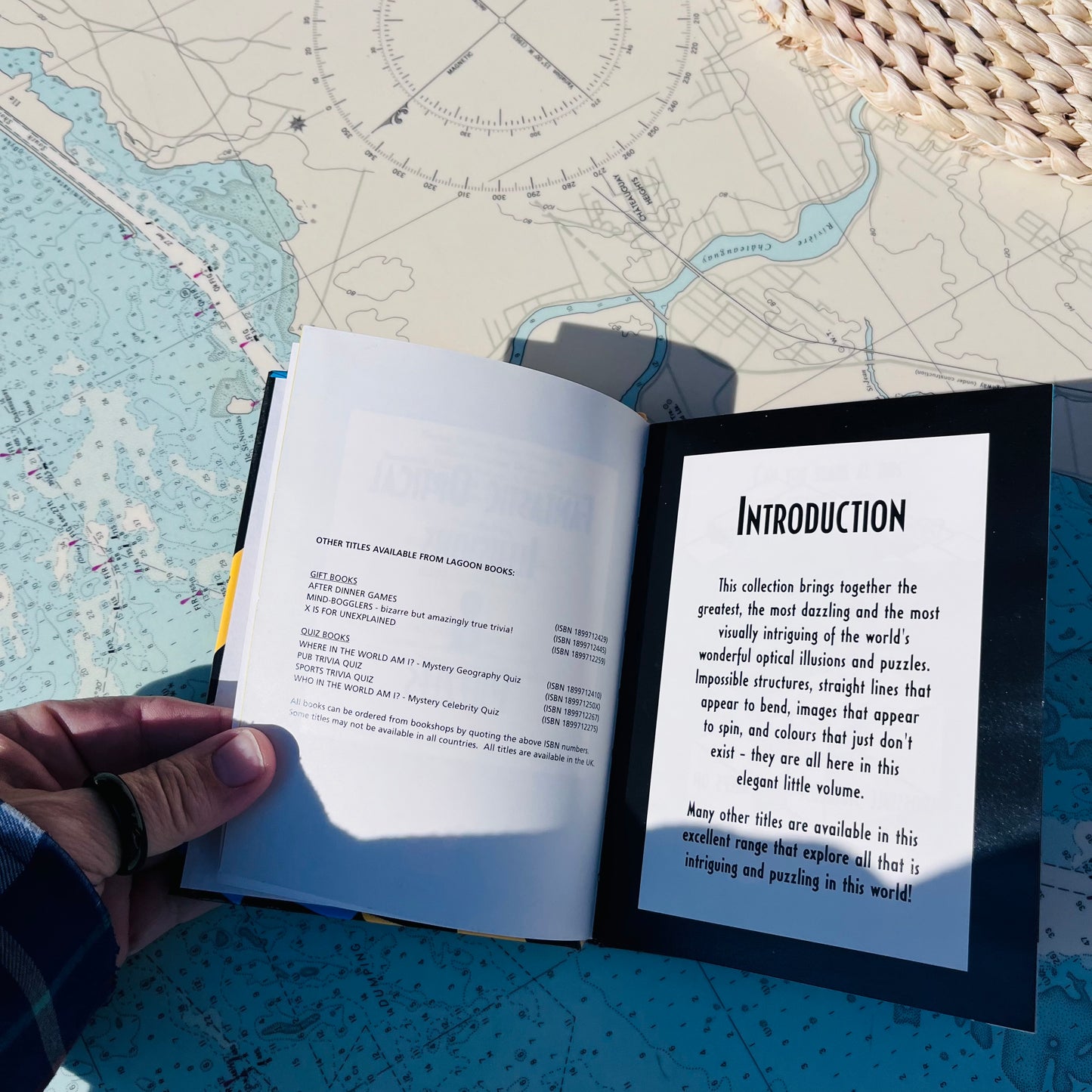 Vintage 1996 Fantastic Optical Illusions and Puzzles Hardcover Book