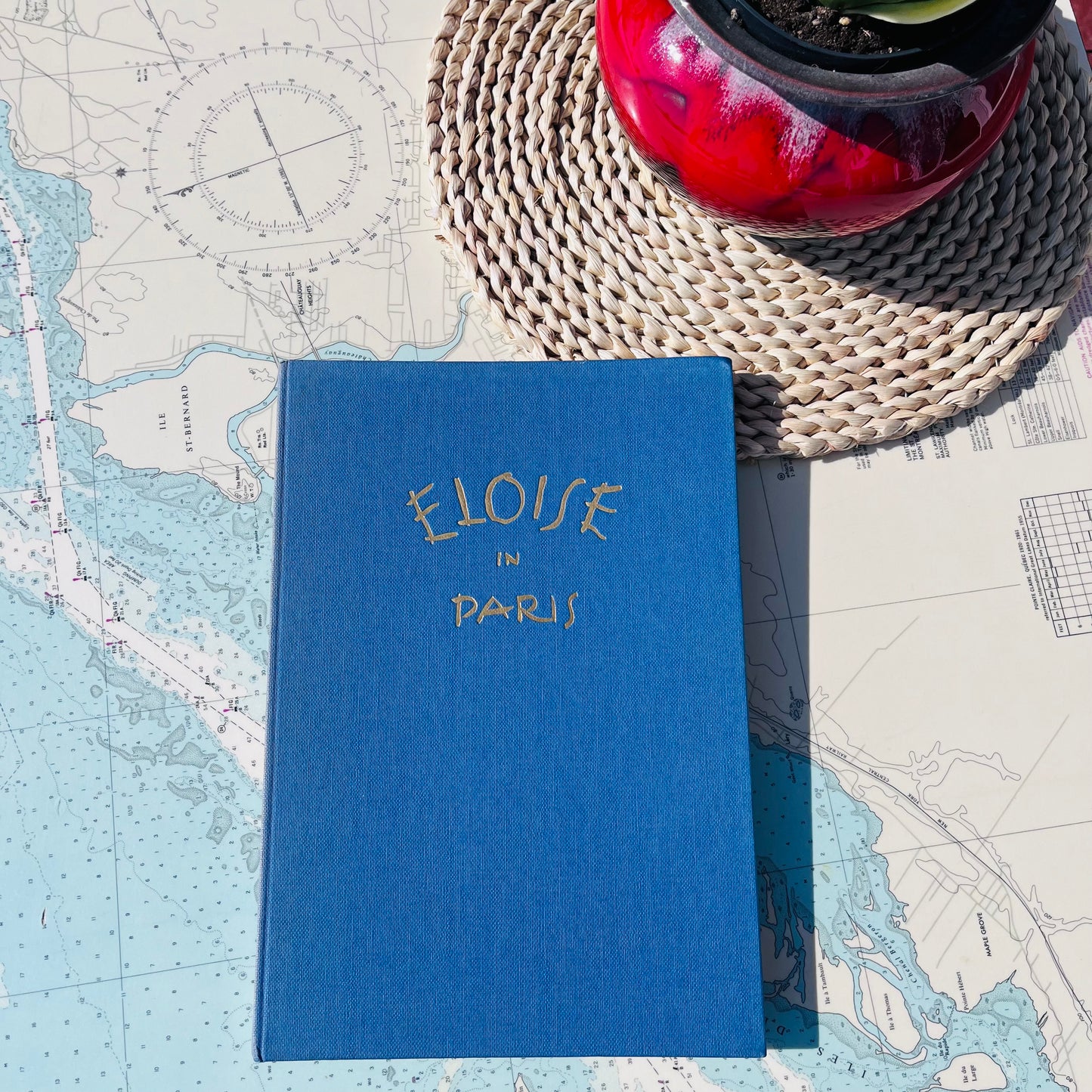Vintage 1958 Eloise in Paris Hardcover Book