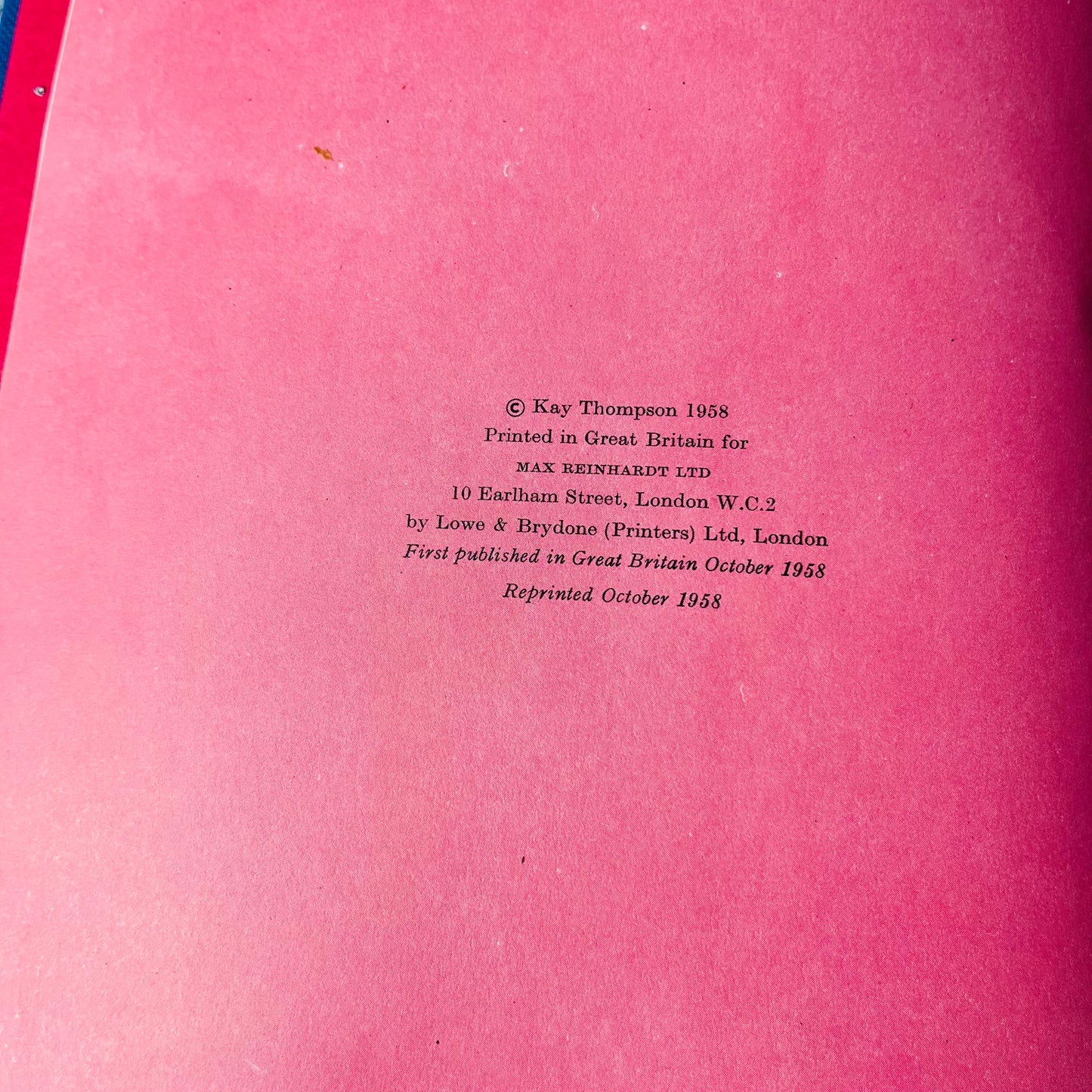 Vintage 1958 Eloise in Paris Hardcover Book