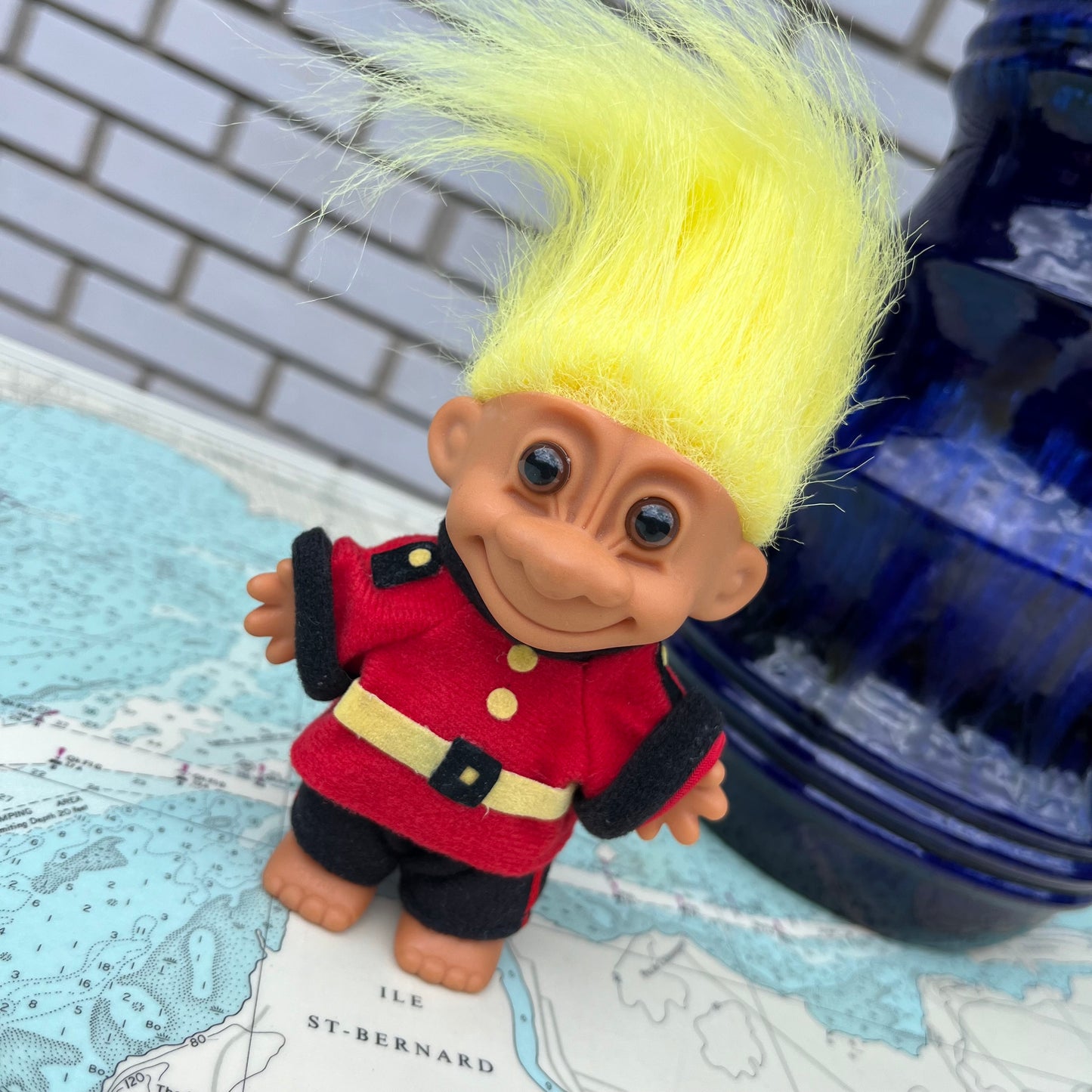 Vintage Russ British Royal Guard Troll Doll