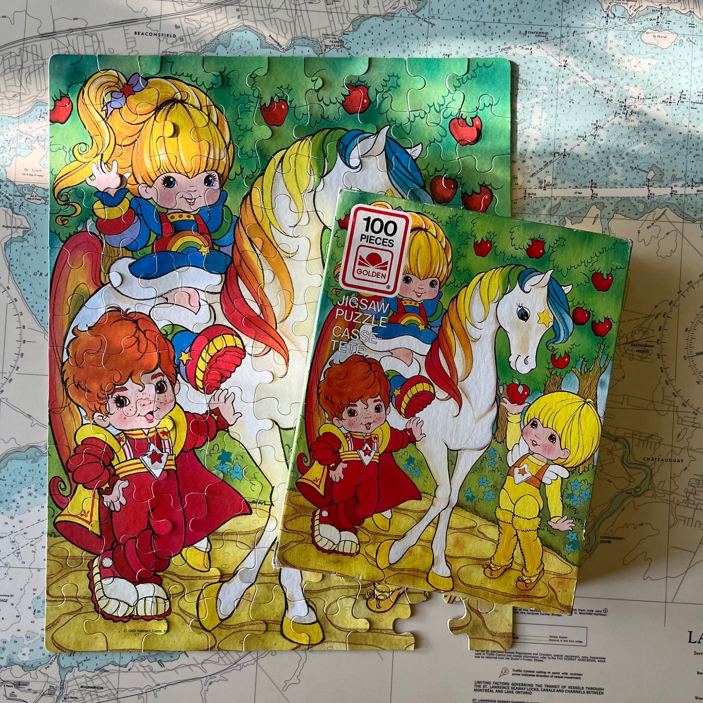 Vintage 1983 Rainbow Brite Hallmark Jigsaw Puzzle