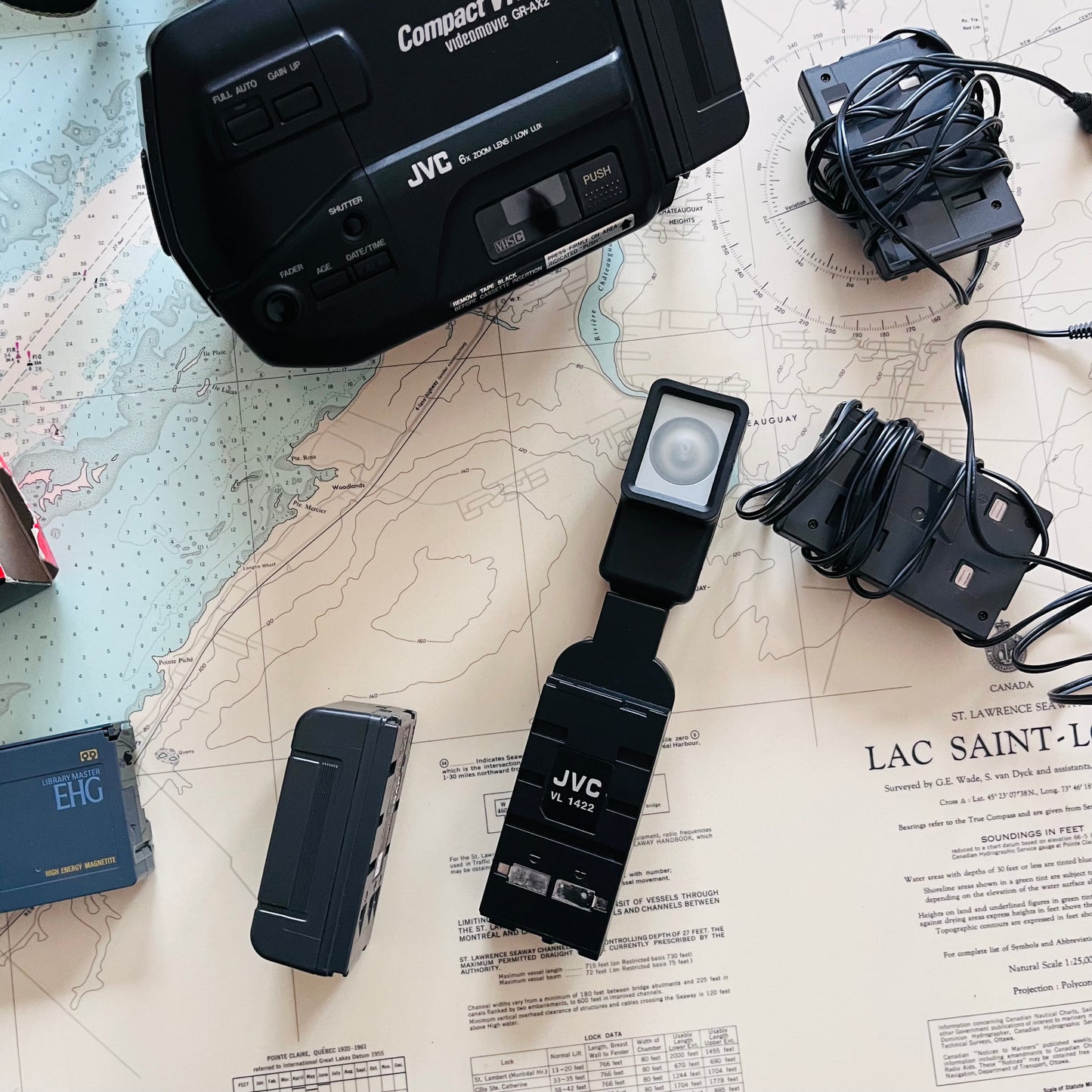 Vintage JVC Compact VHS Videomovie GR-AX2 Video Camera