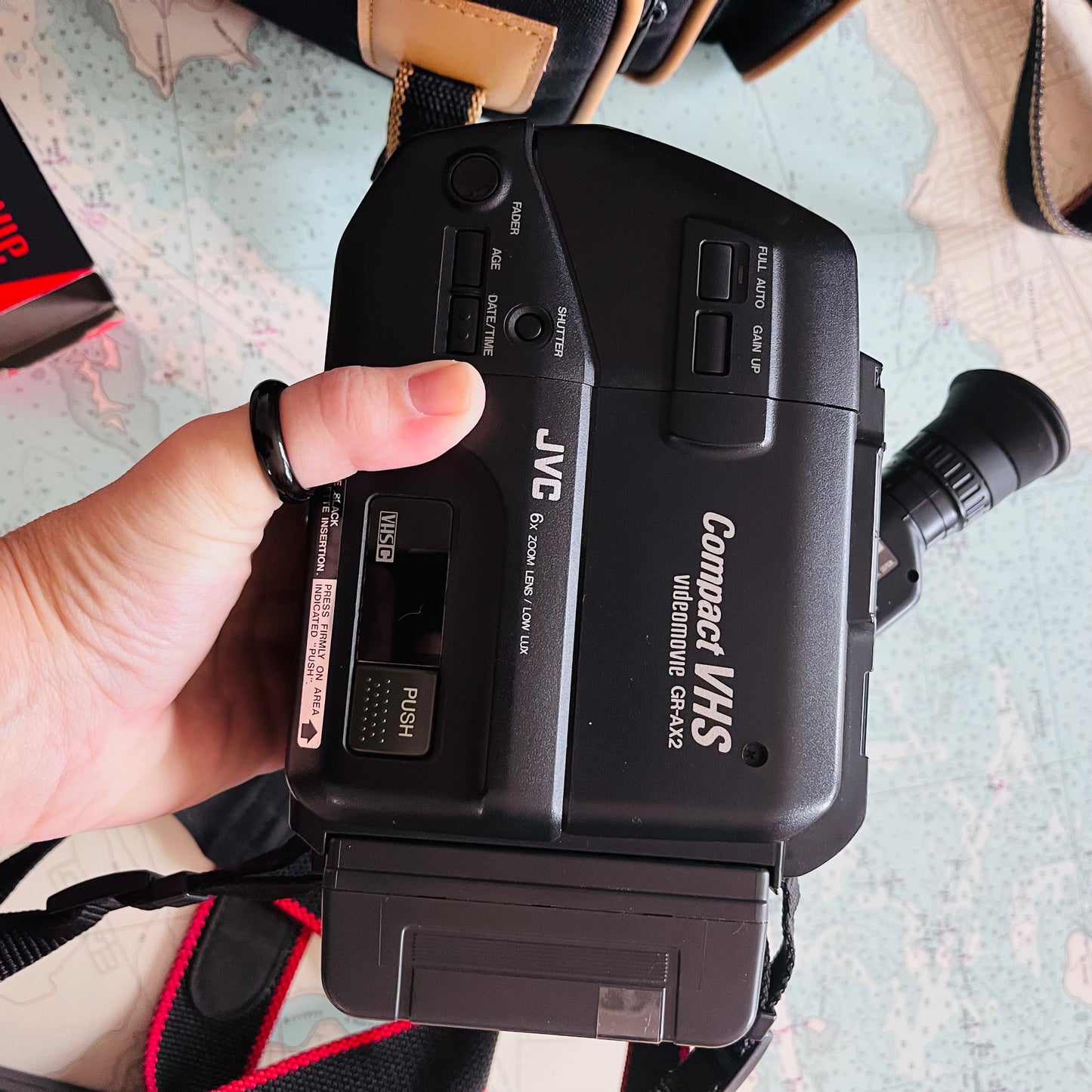 Vintage JVC Compact VHS Videomovie GR-AX2 Video Camera