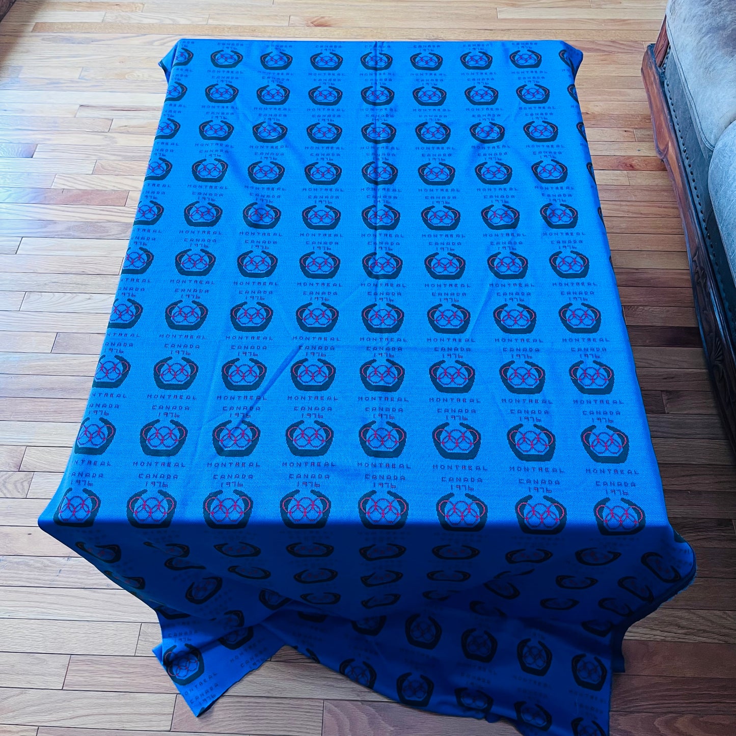 Vintage 1976 Montreal Olympics Knit Fabric