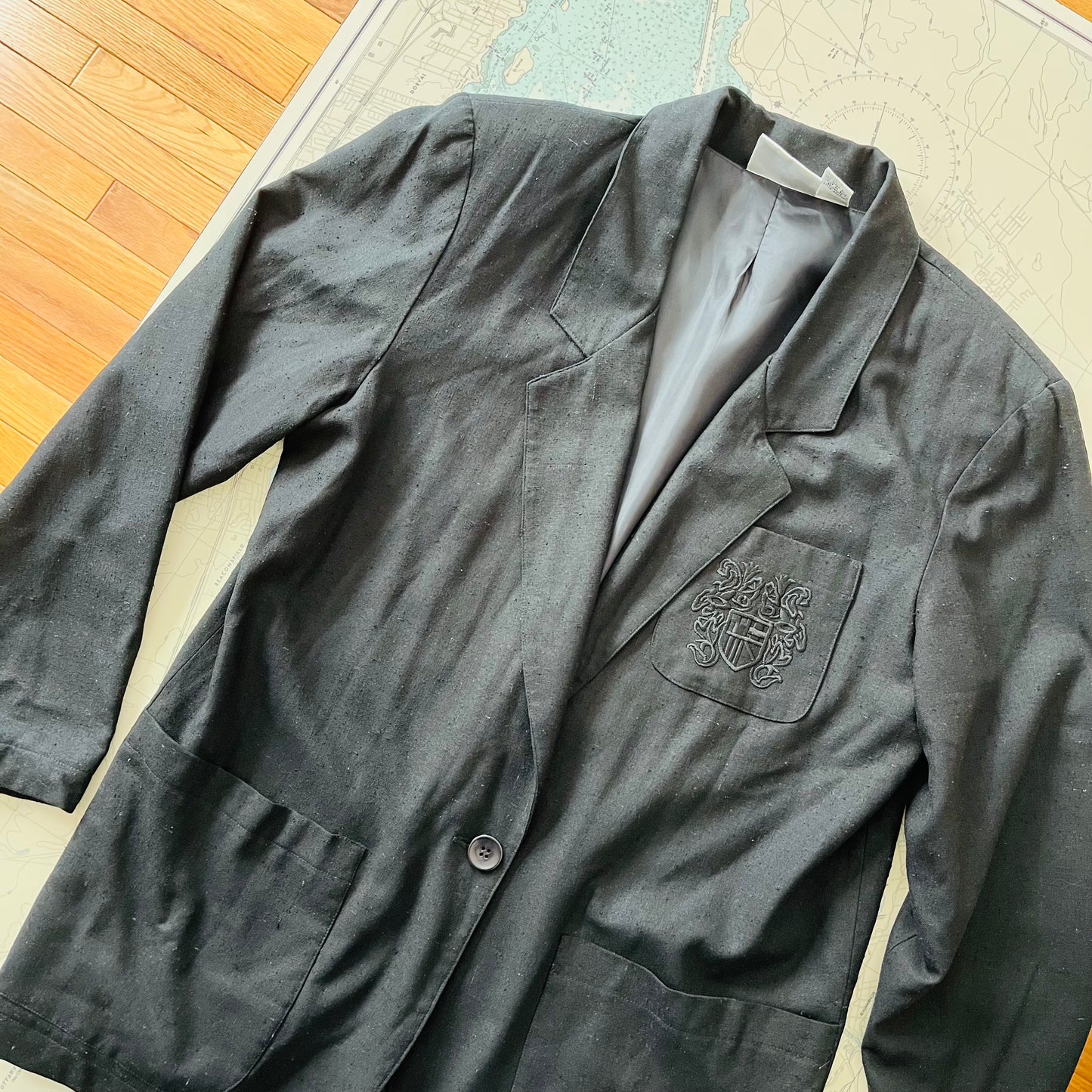 Vintage Options by Worthington Crested Silk Blazer