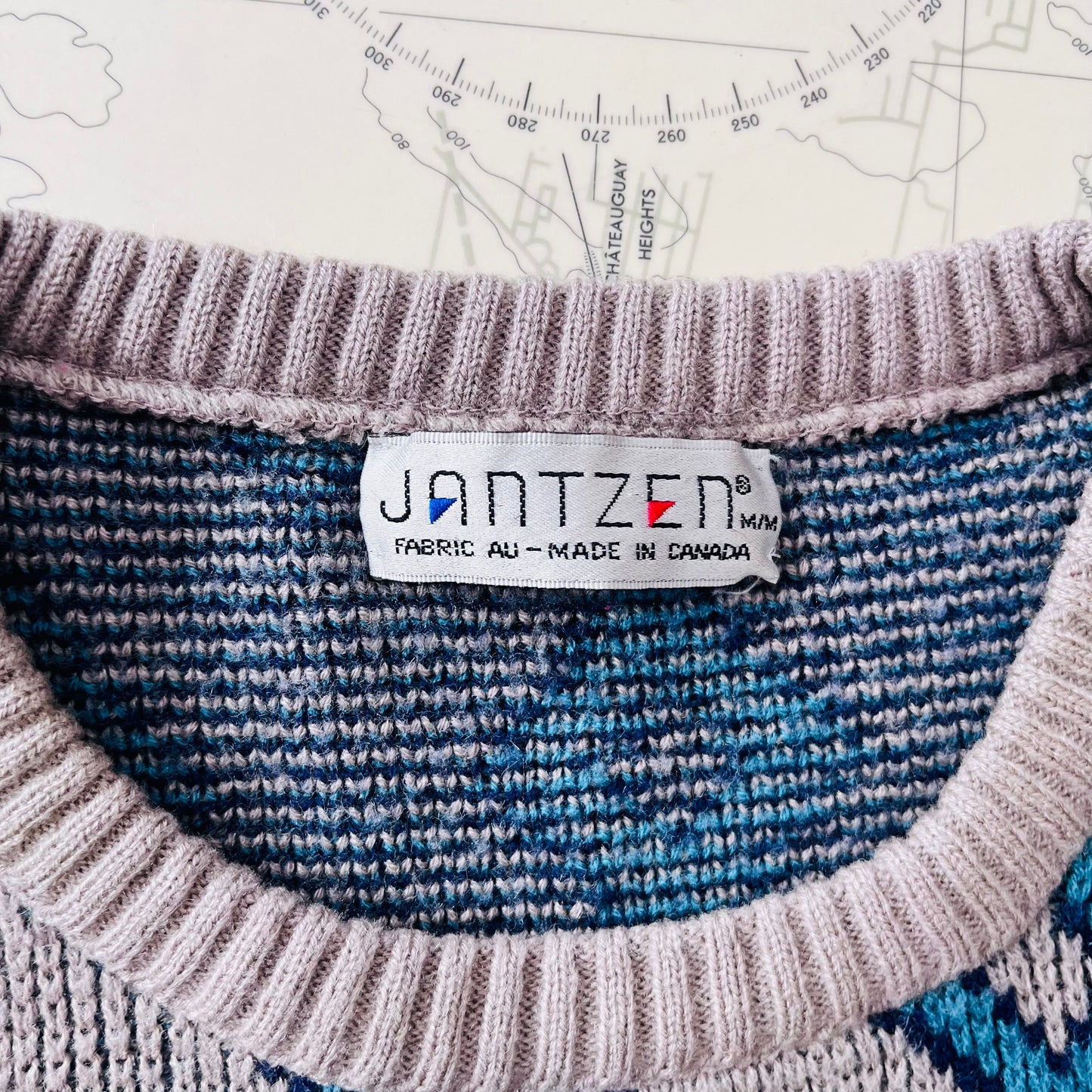 Vintage Jantzen Diamond Knit Sweater