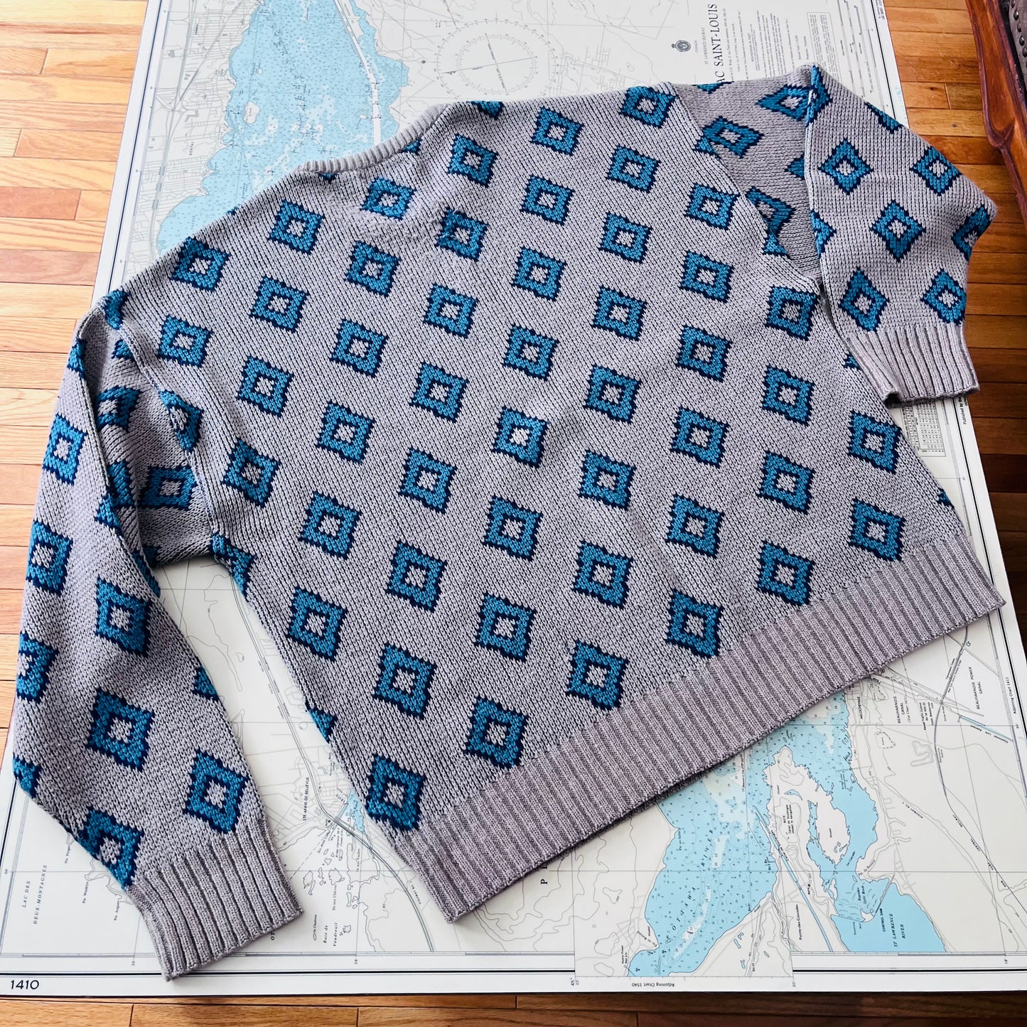 Vintage Jantzen Diamond Knit Sweater