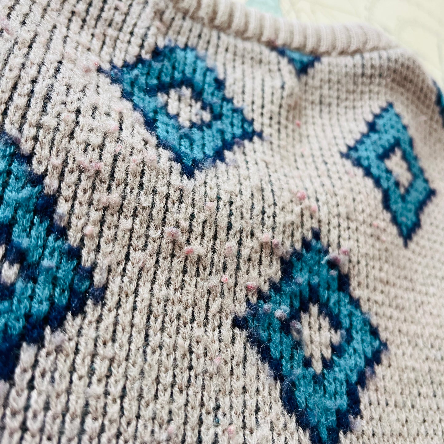 Vintage Jantzen Diamond Knit Sweater