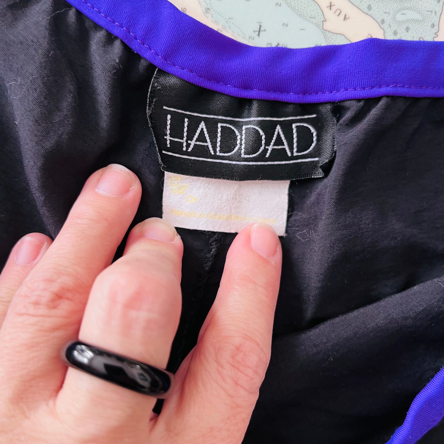 Vintage 90s Haddad Nylon Shorts with Zipper Fly