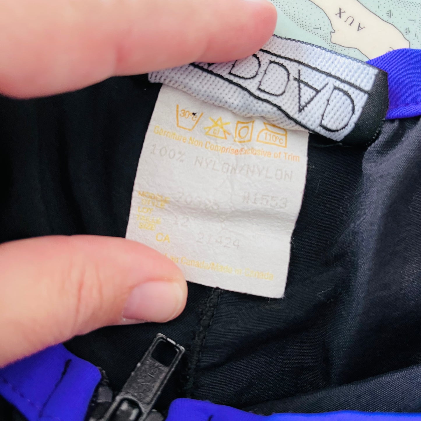 Vintage 90s Haddad Nylon Shorts with Zipper Fly
