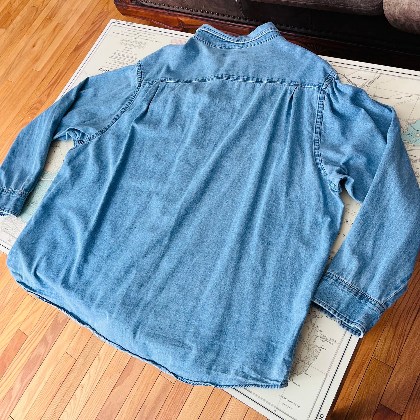 Vintage 2011 Daytona Bike Week Denim Button Up Shirt