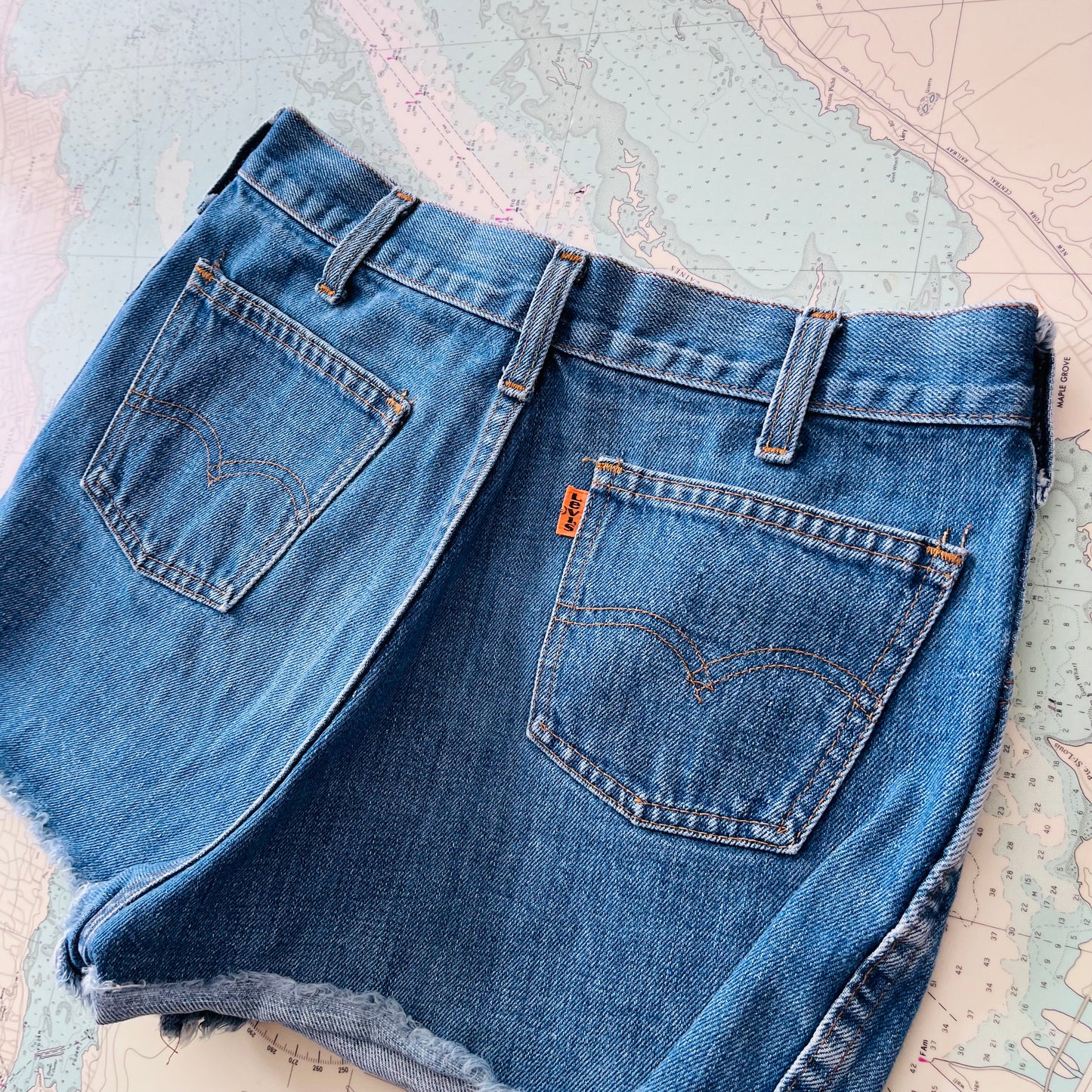 Vintage Levi’s Orange Tab Jean Shorts