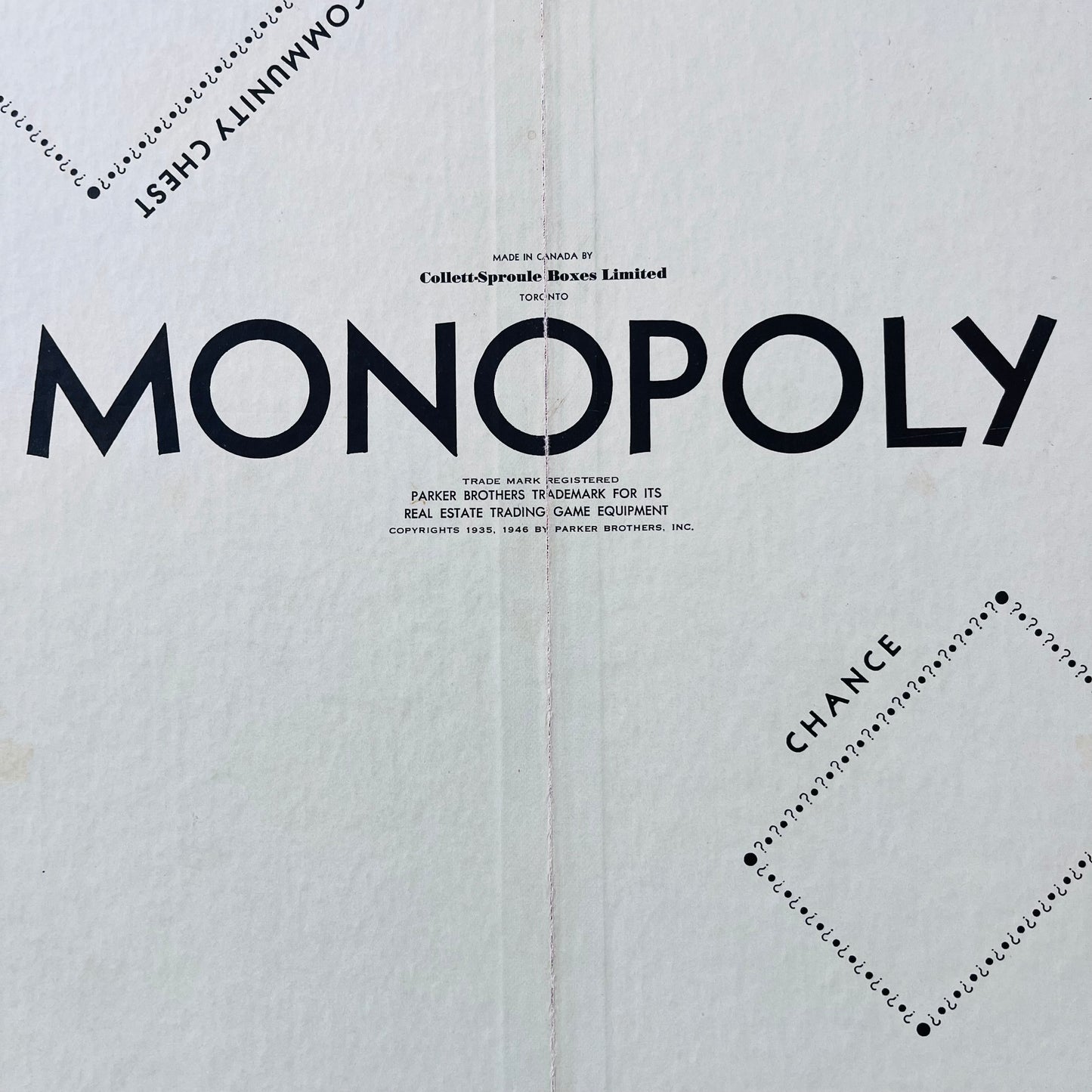 Vintage Mid Century Monopoly Parker Brothers Board Game