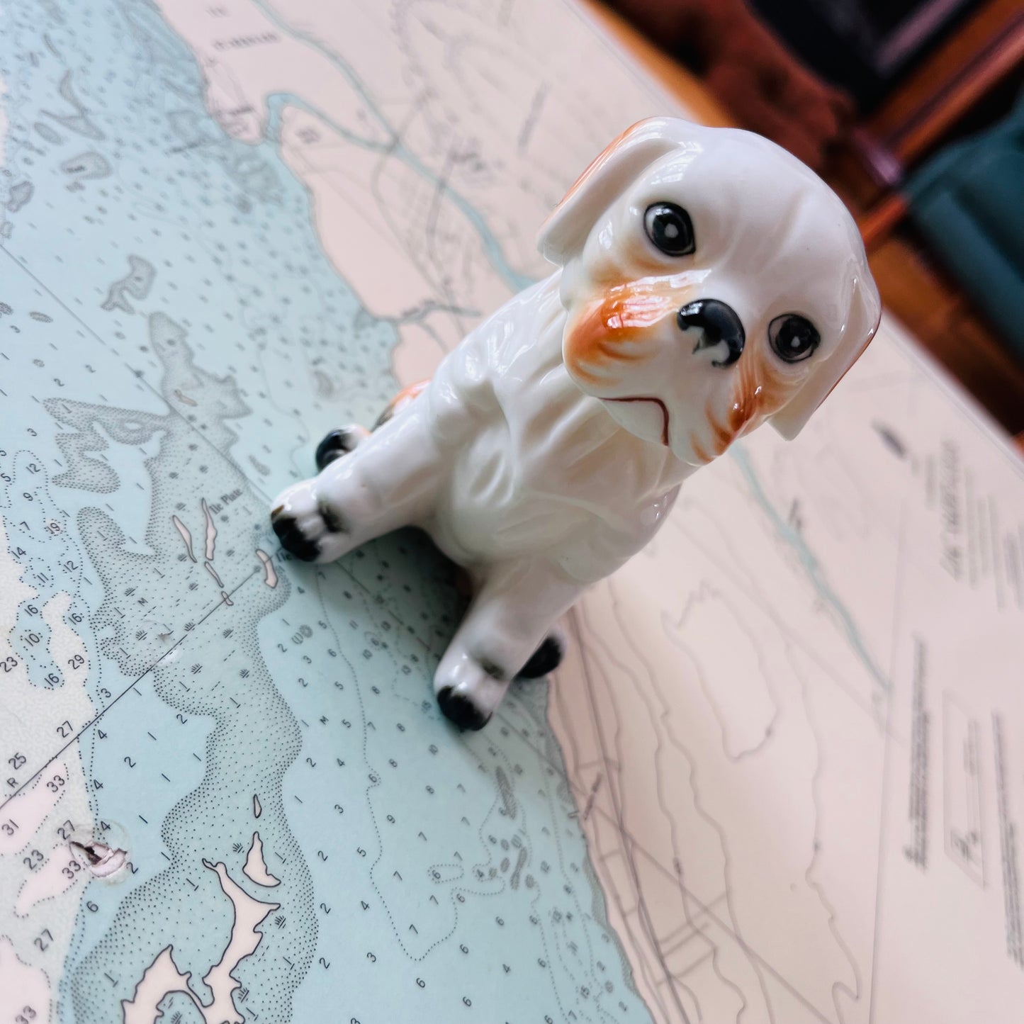 Vintage English Bulldog Porcelain Figurine