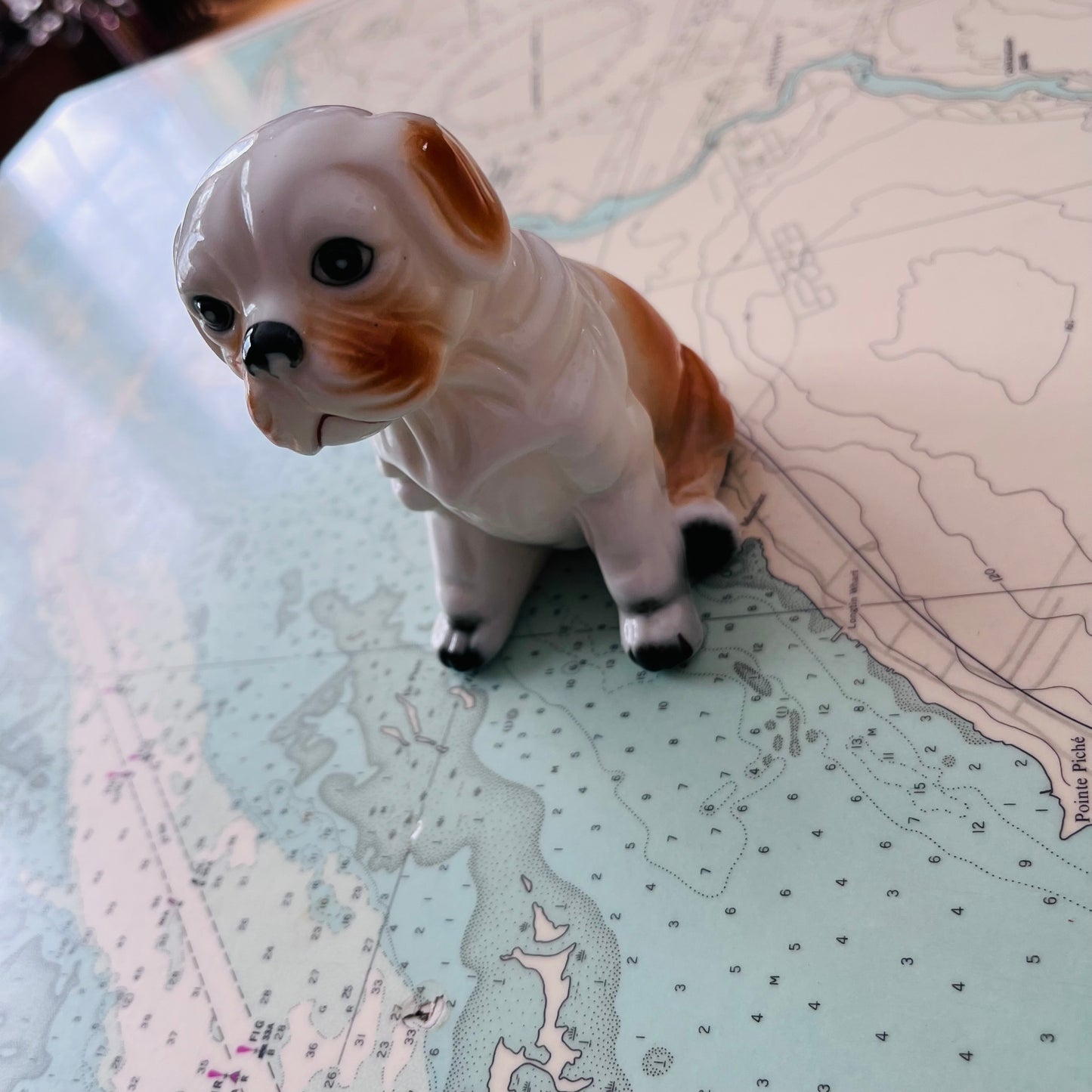 Vintage English Bulldog Porcelain Figurine
