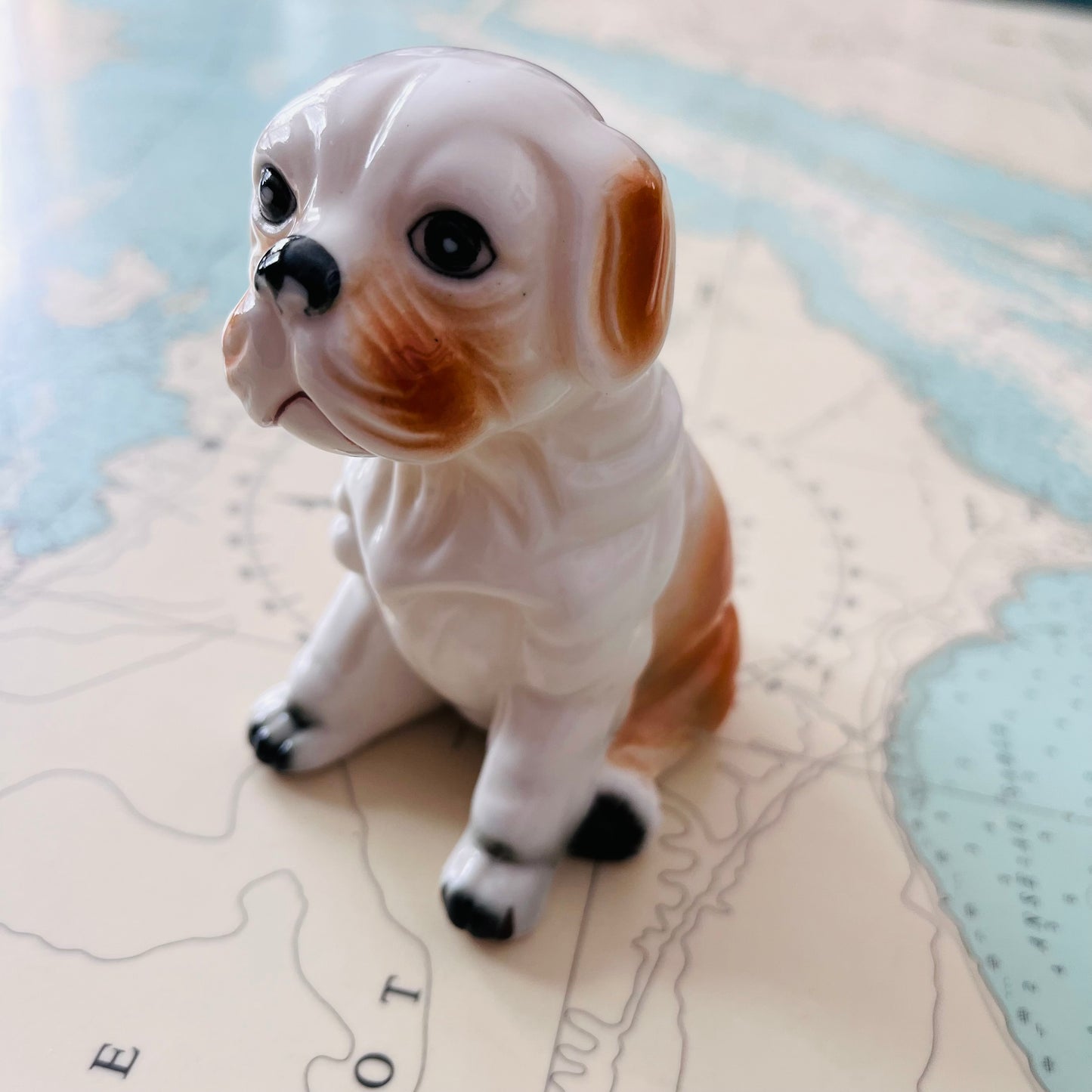 Vintage English Bulldog Porcelain Figurine