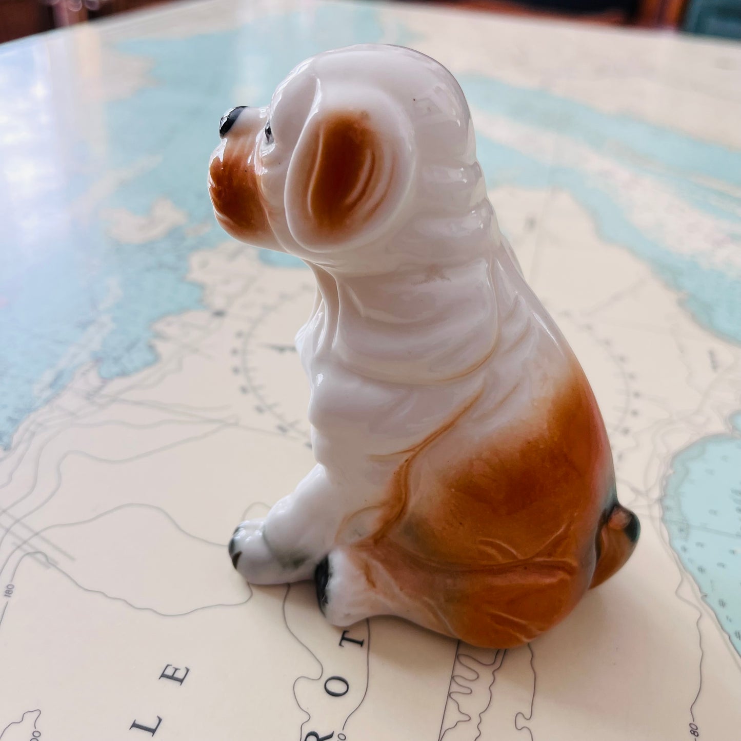 Vintage English Bulldog Porcelain Figurine