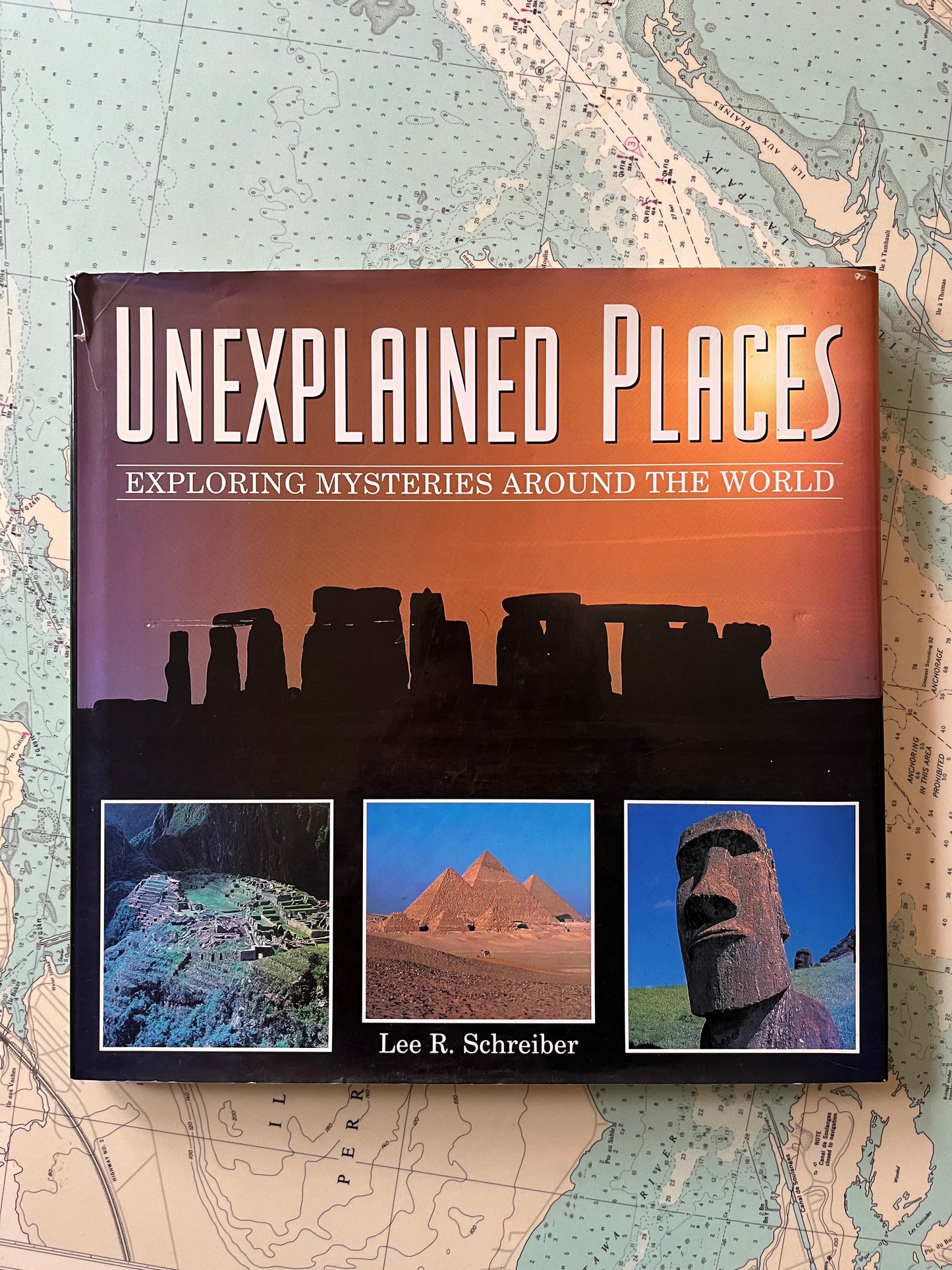 Vintage 1993 Unexplained Places Hardcover Book
