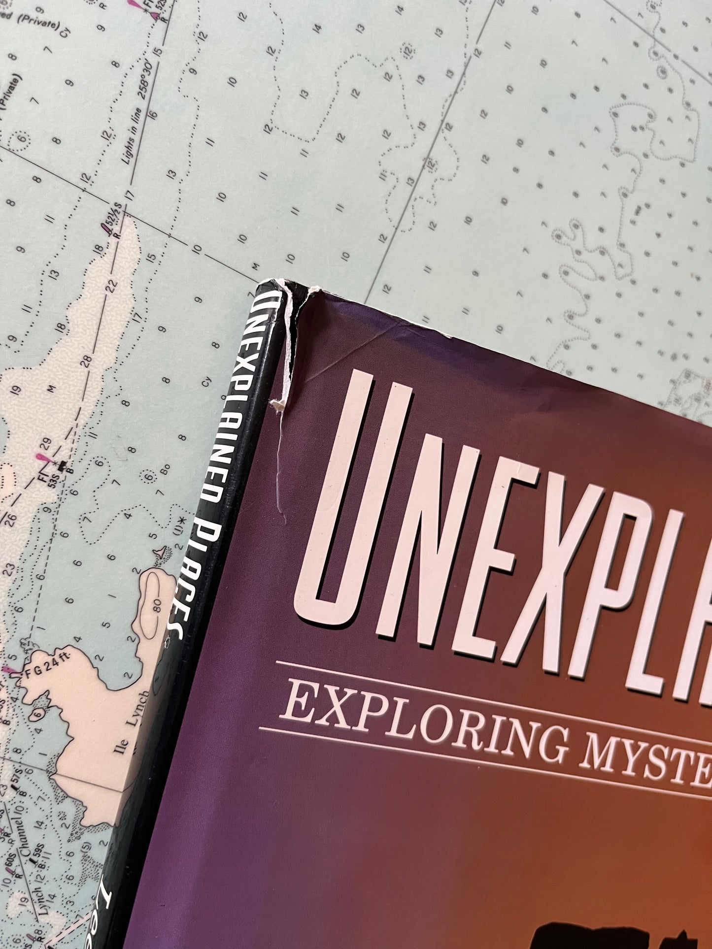 Vintage 1993 Unexplained Places Hardcover Book