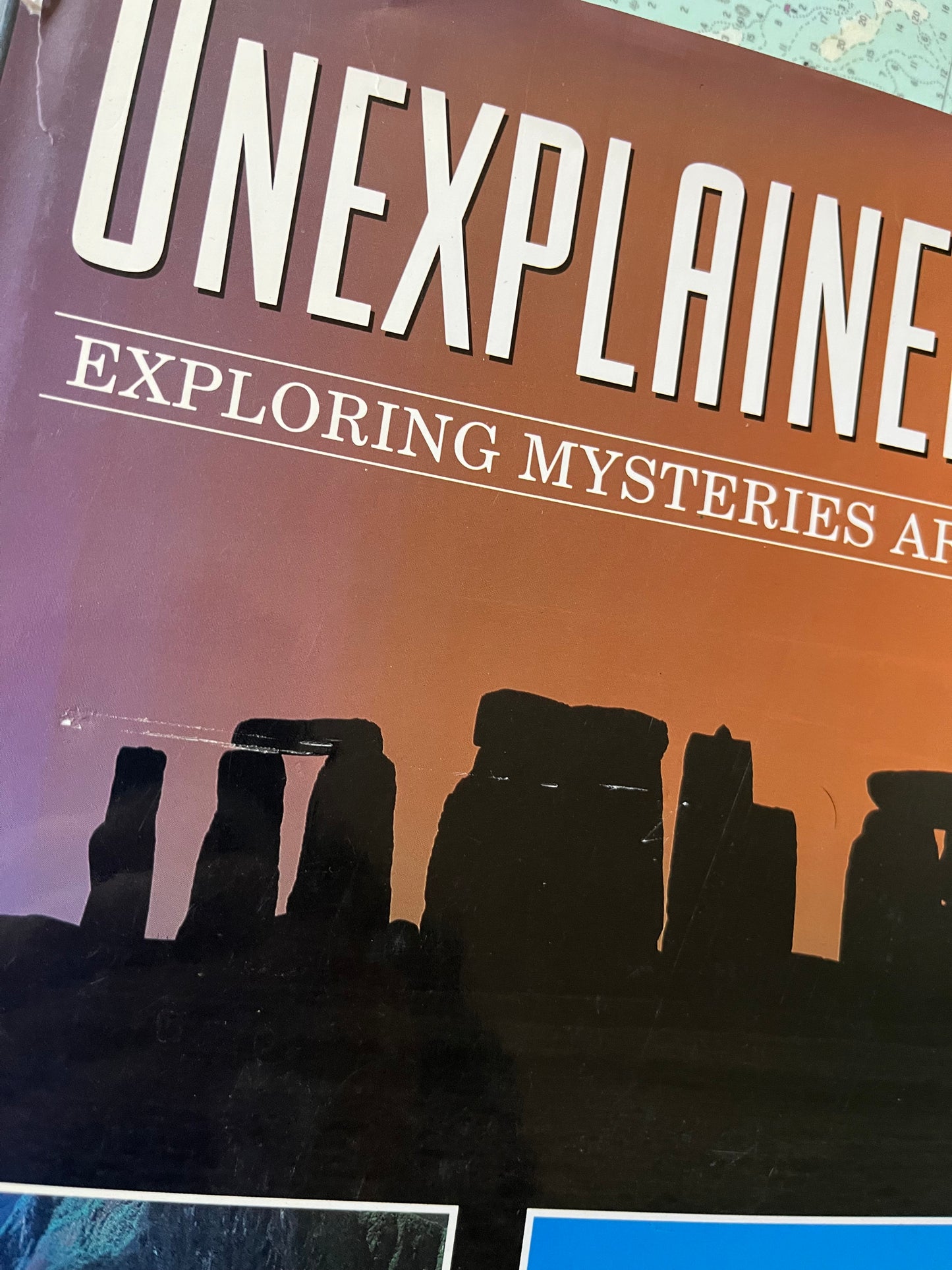 Vintage 1993 Unexplained Places Hardcover Book
