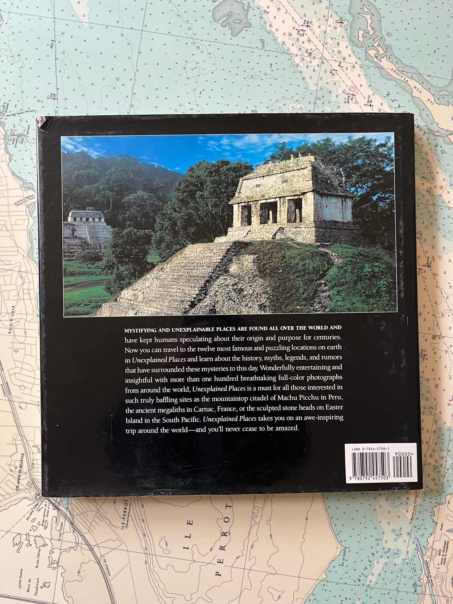 Vintage 1993 Unexplained Places Hardcover Book