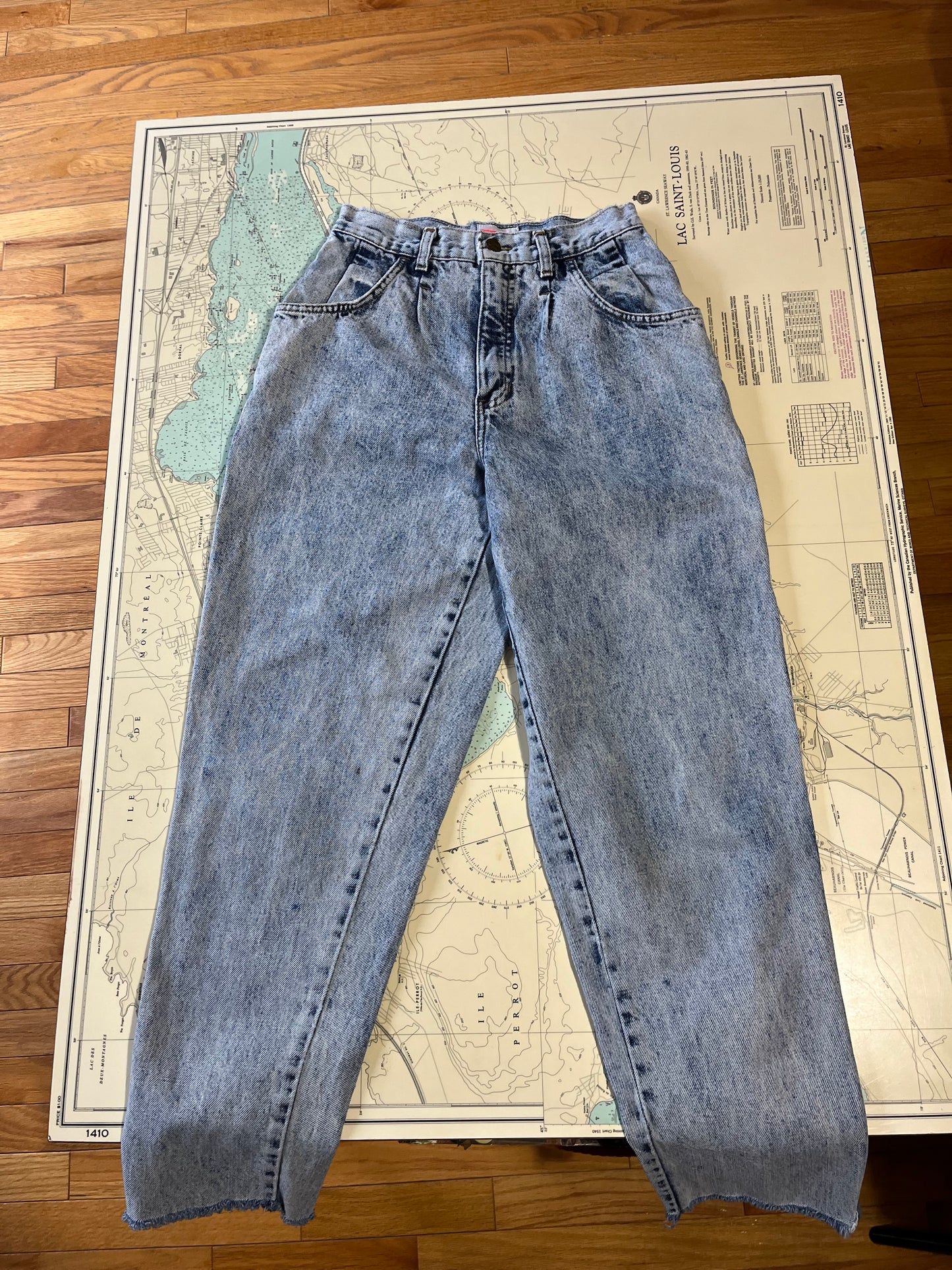 Vintage 80s La Griffe Acid Wash High Rise Jeans