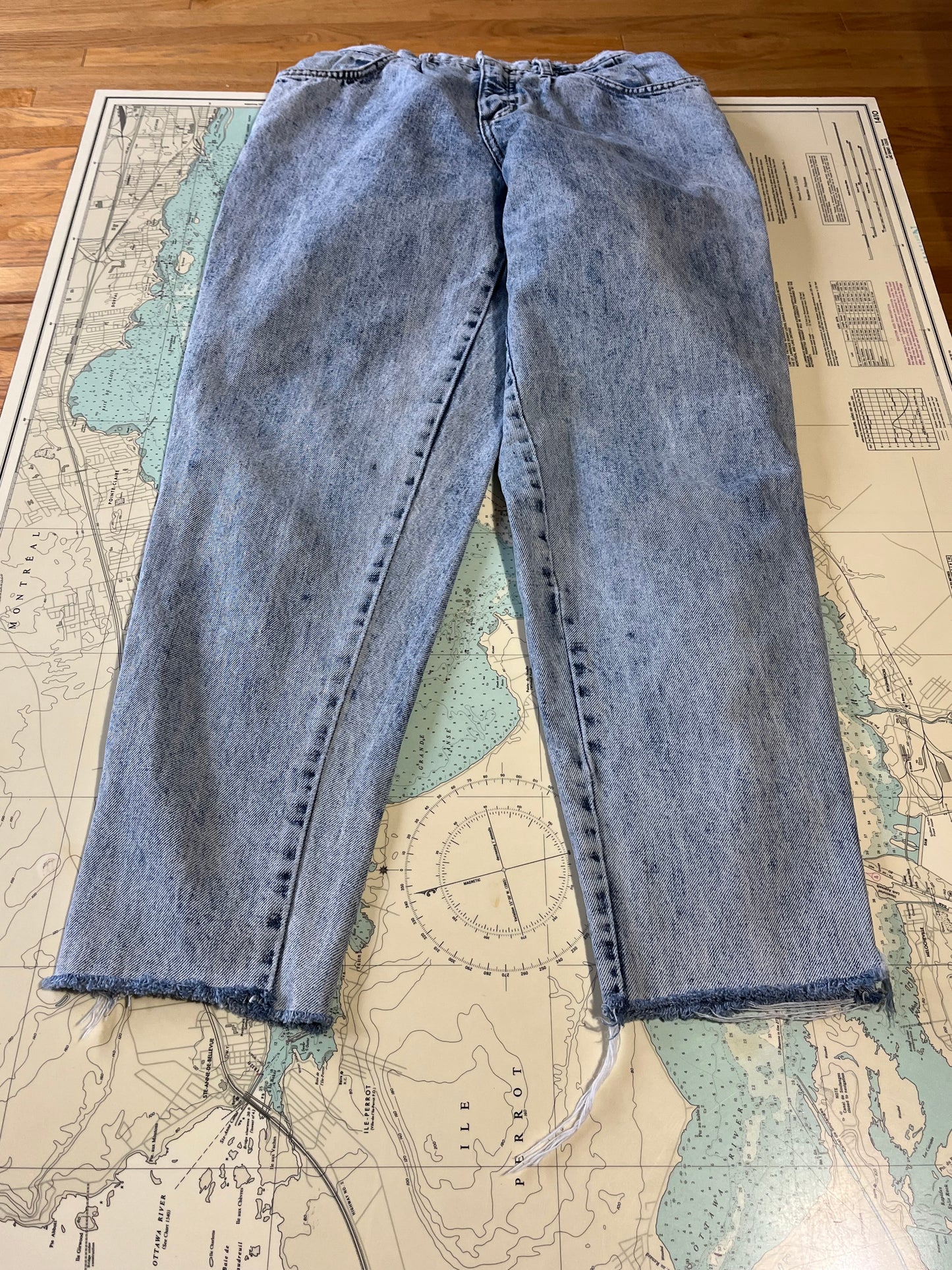 Vintage 80s La Griffe Acid Wash High Rise Jeans