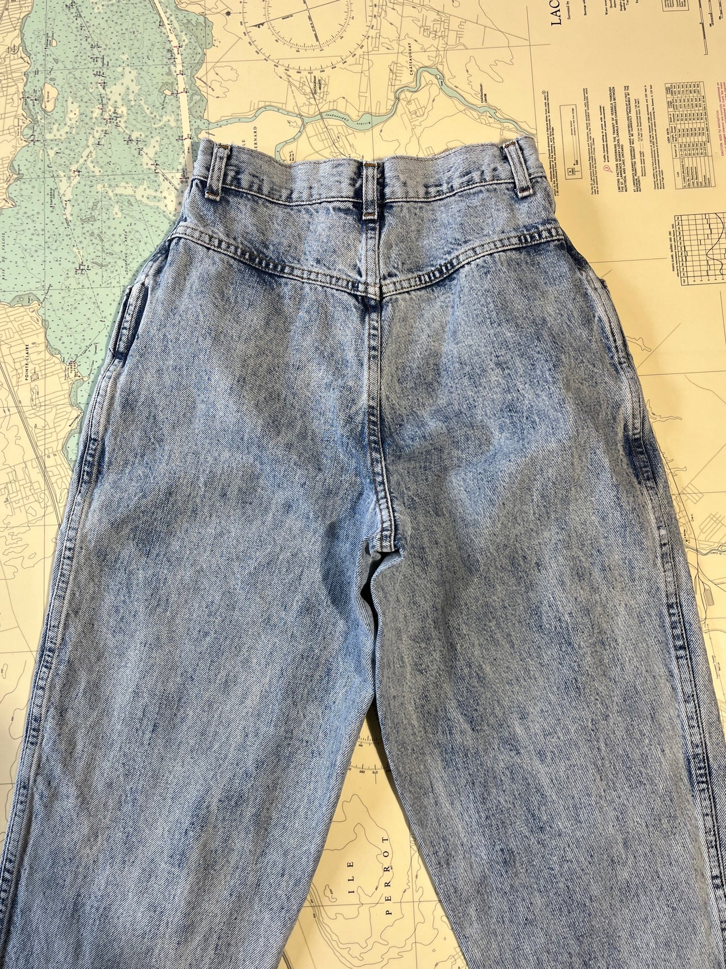 Vintage 80s La Griffe Acid Wash High Rise Jeans