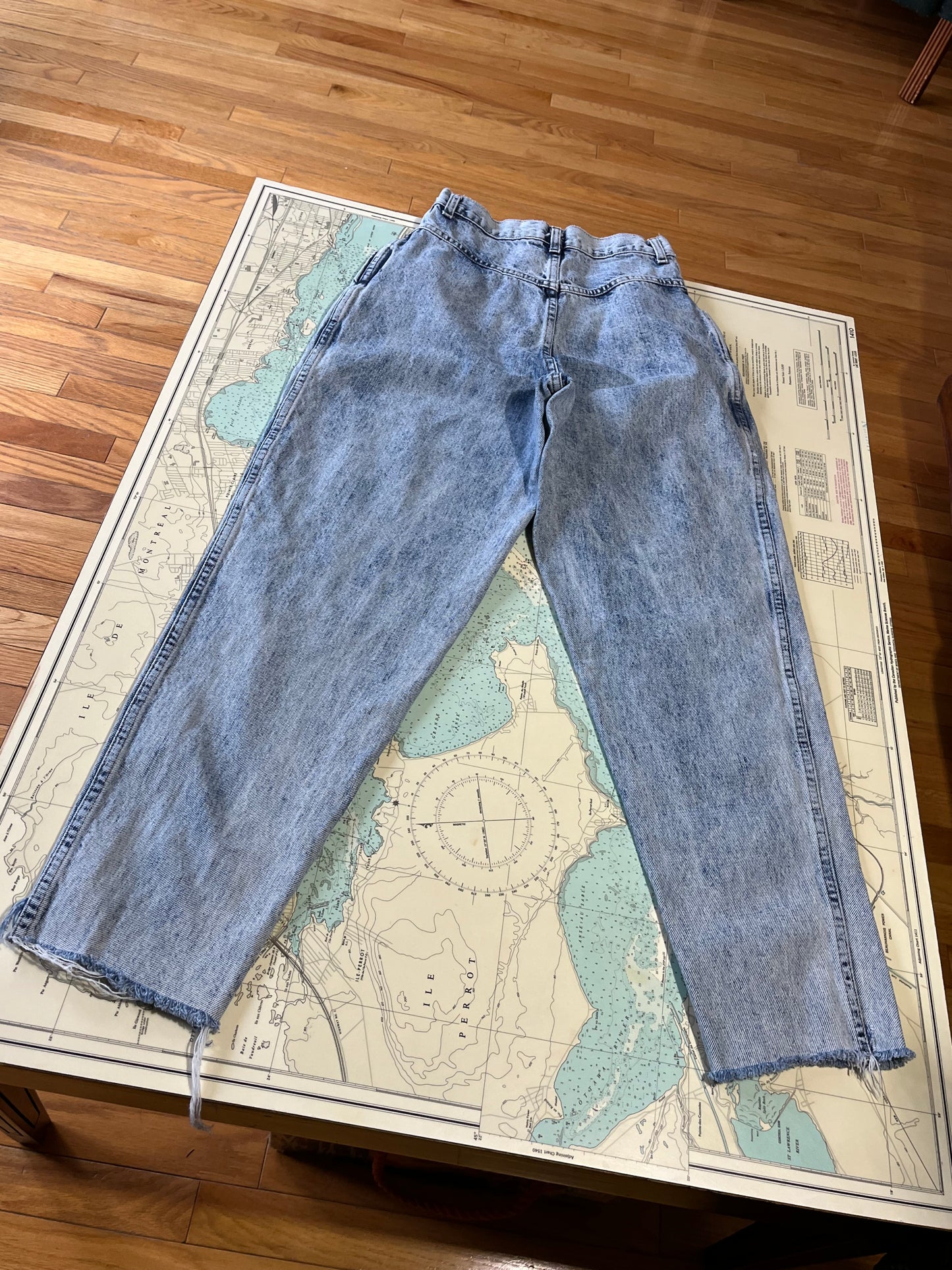 Vintage 80s La Griffe Acid Wash High Rise Jeans