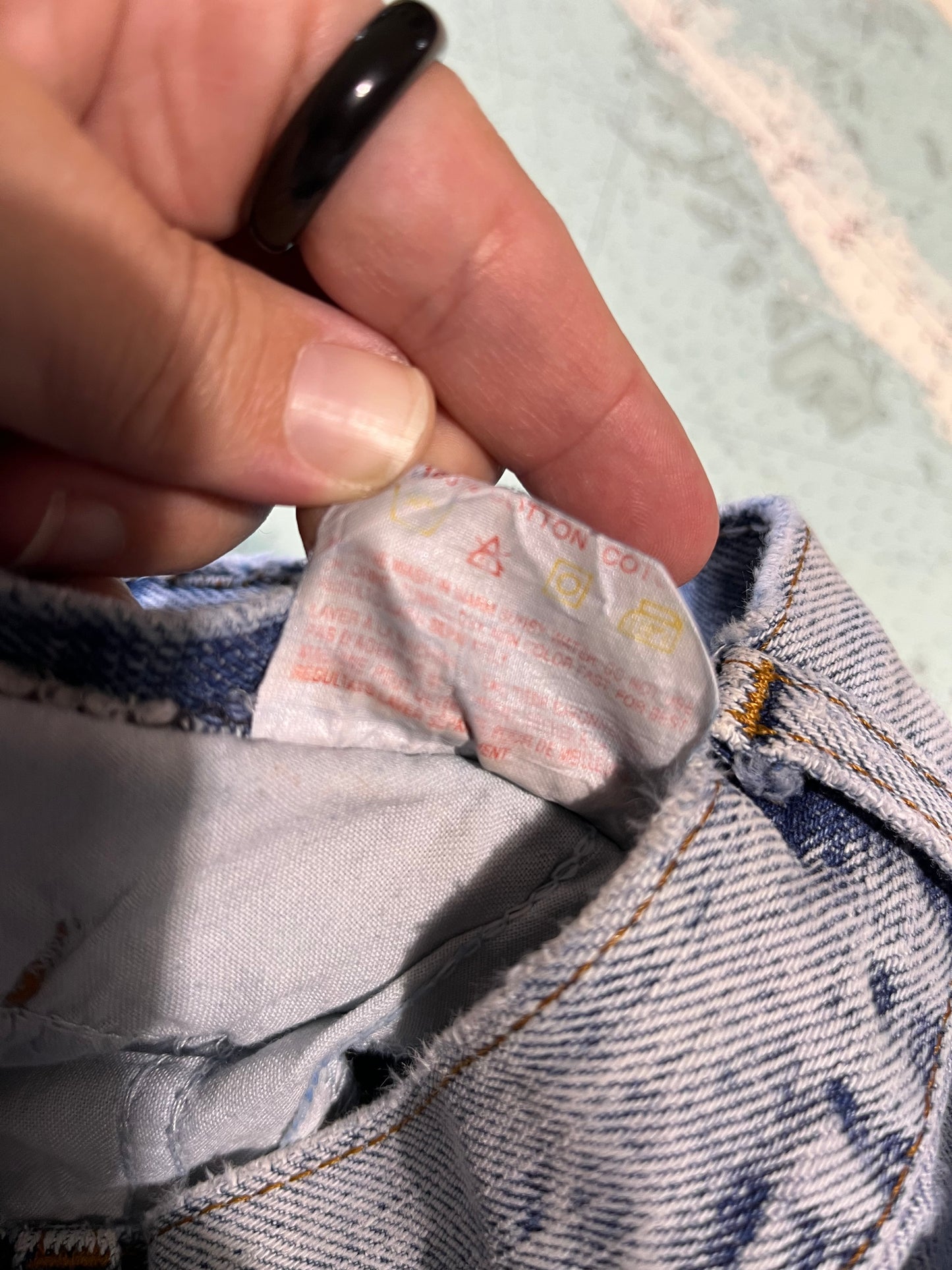 Vintage 80s La Griffe Acid Wash High Rise Jeans