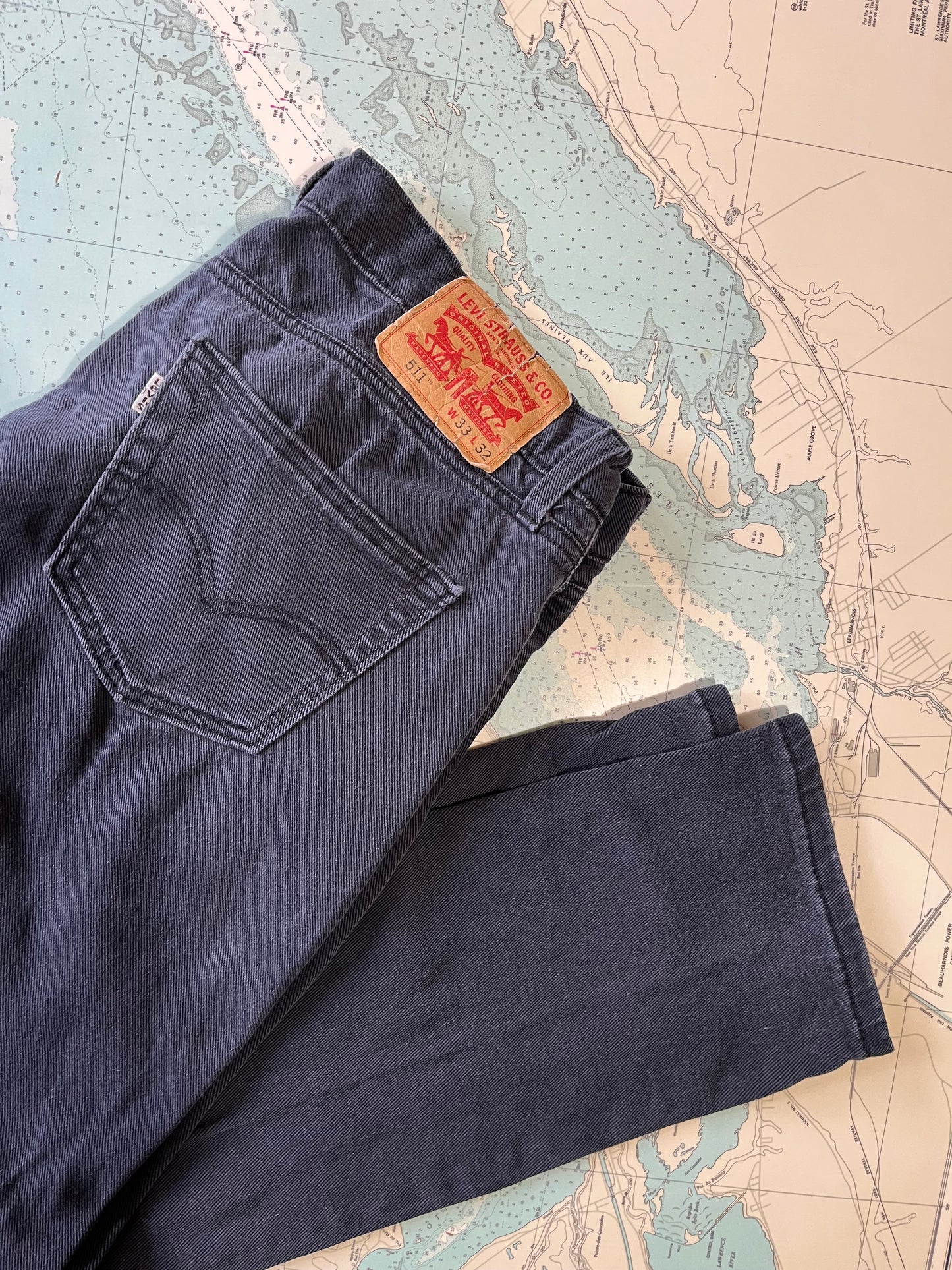Vintage Levi's 511 White Tab 33 x 32