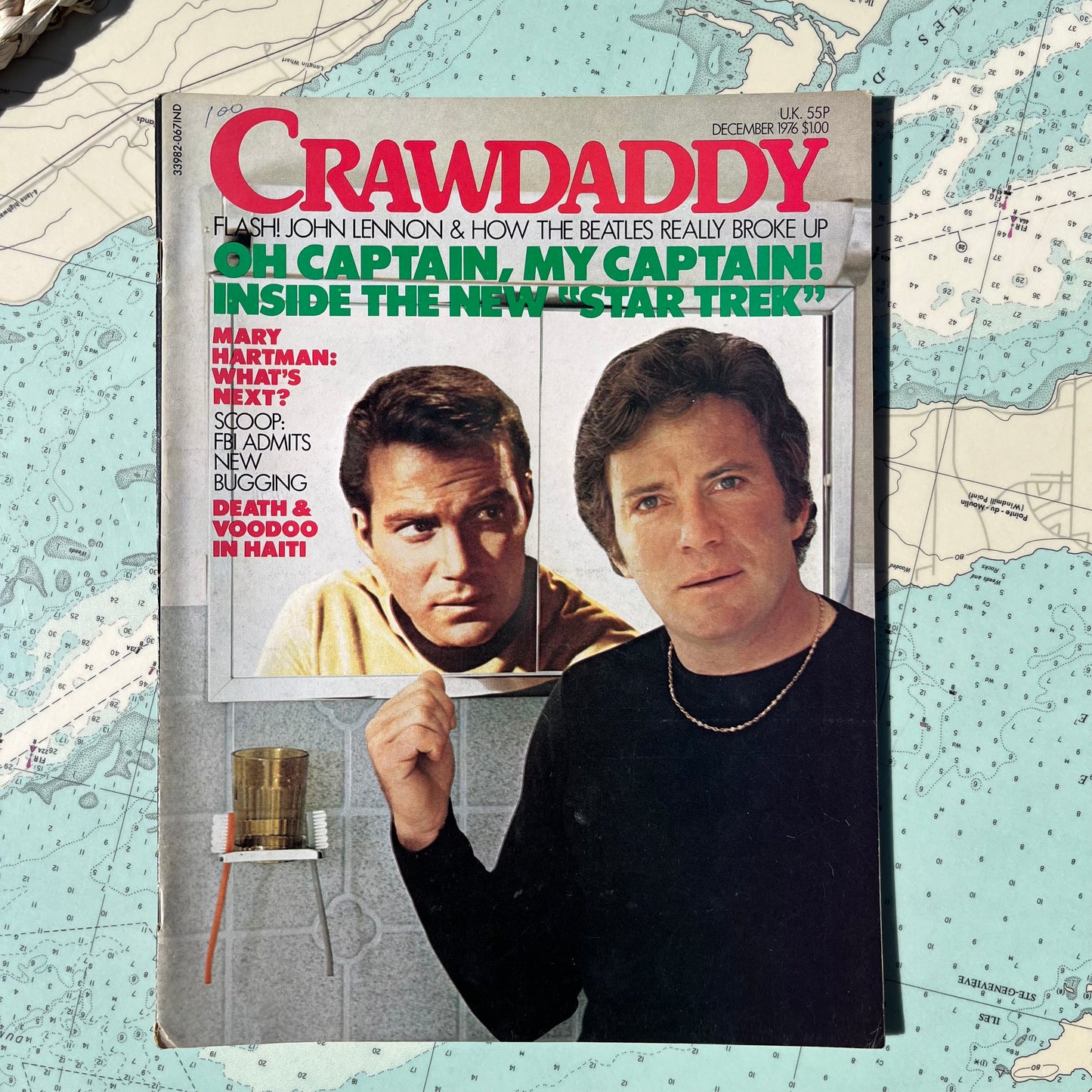 Vintage December 1976 Crawdaddy Magazine