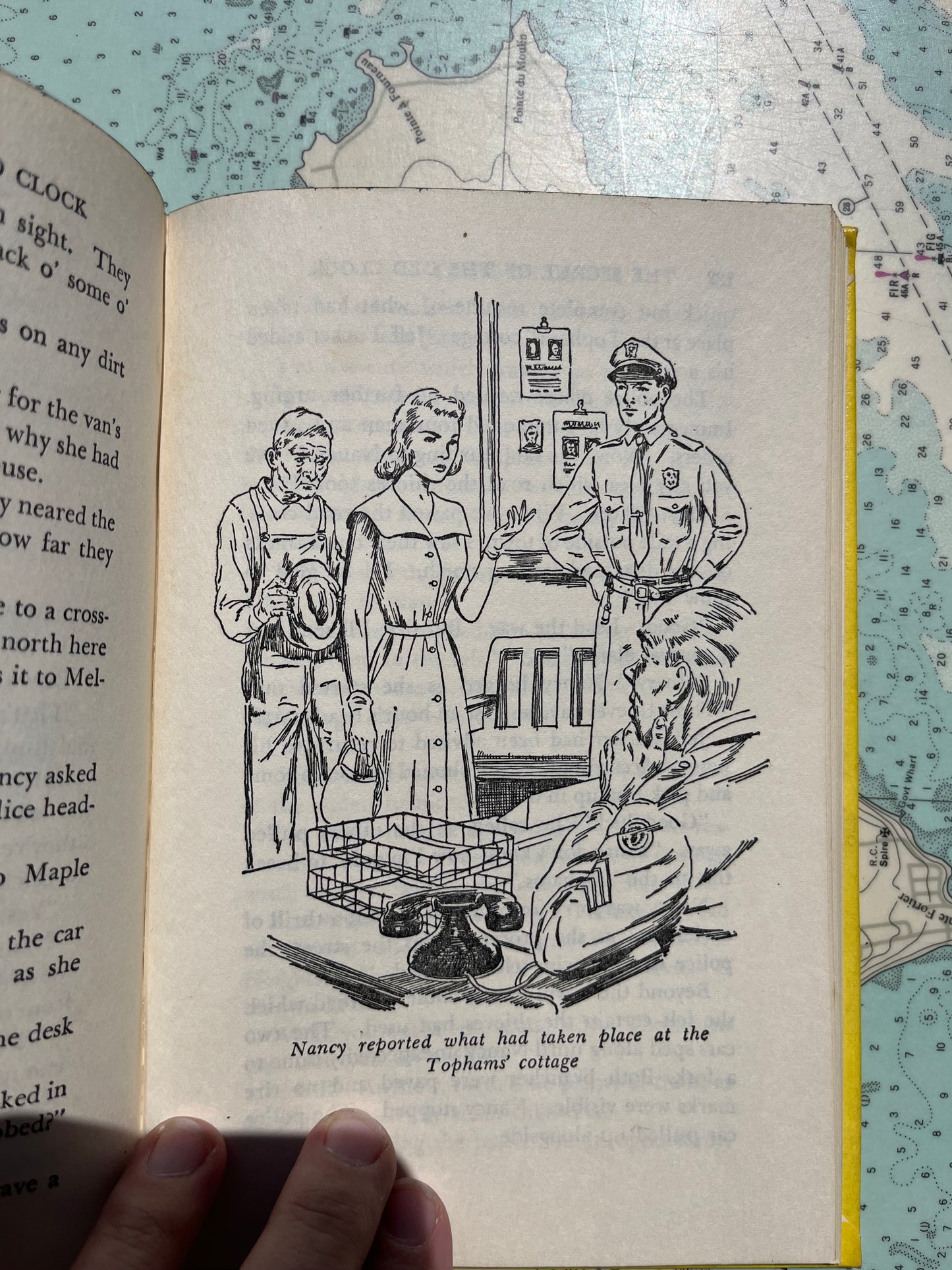 Vintage 1959 The Secret of the Old Clock Nancy Drew Hardcover Book