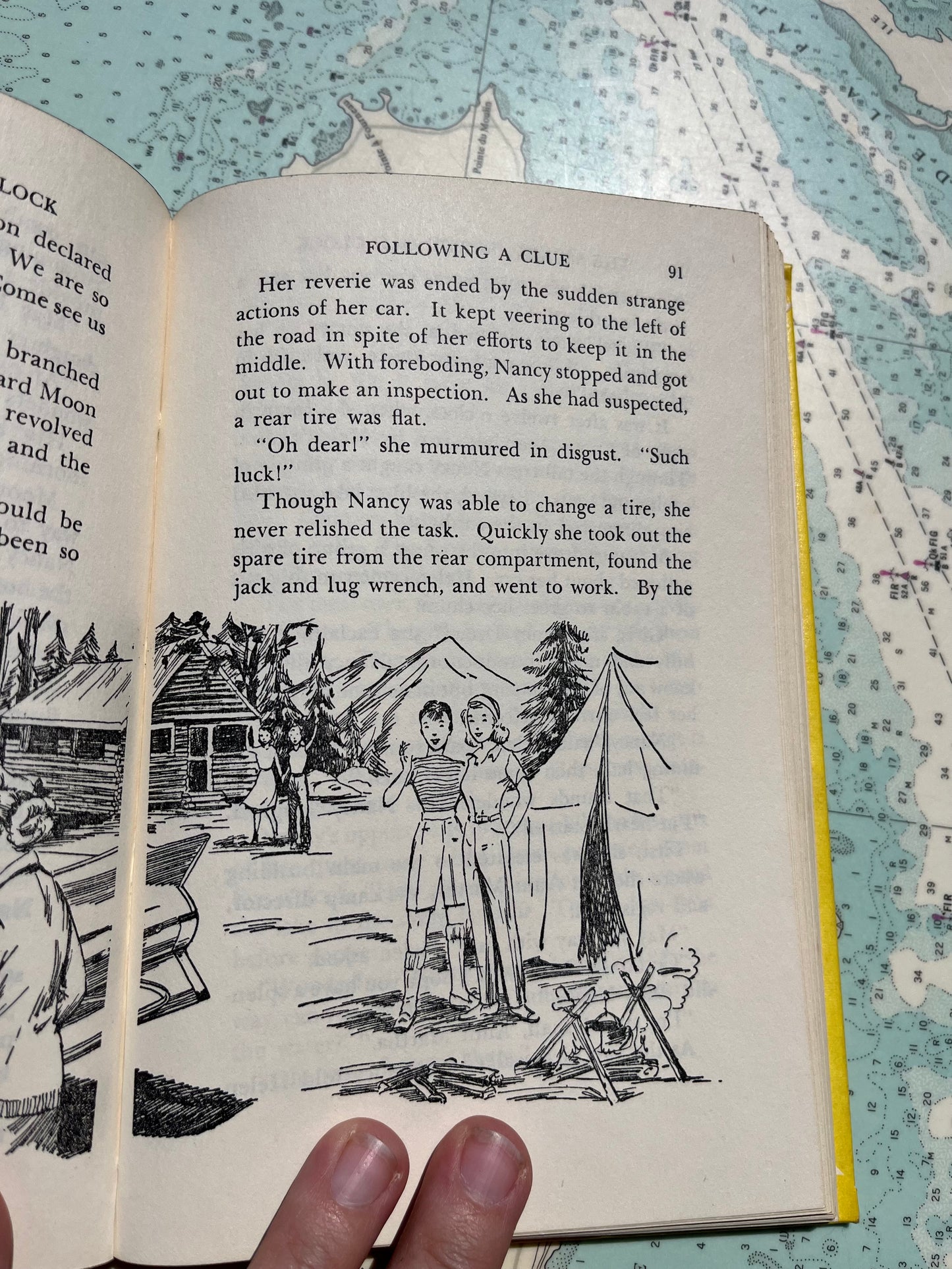Vintage 1959 The Secret of the Old Clock Nancy Drew Hardcover Book