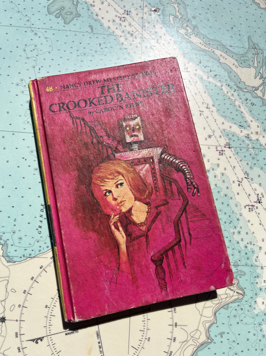 Vintage 1971 Nancy Drew Mystery Series #48 The Crooked Banister