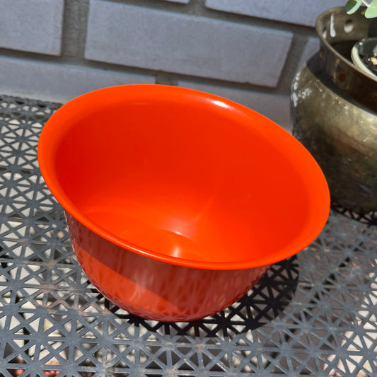 Vintage 70s Duraware Orange Mixing Bowl