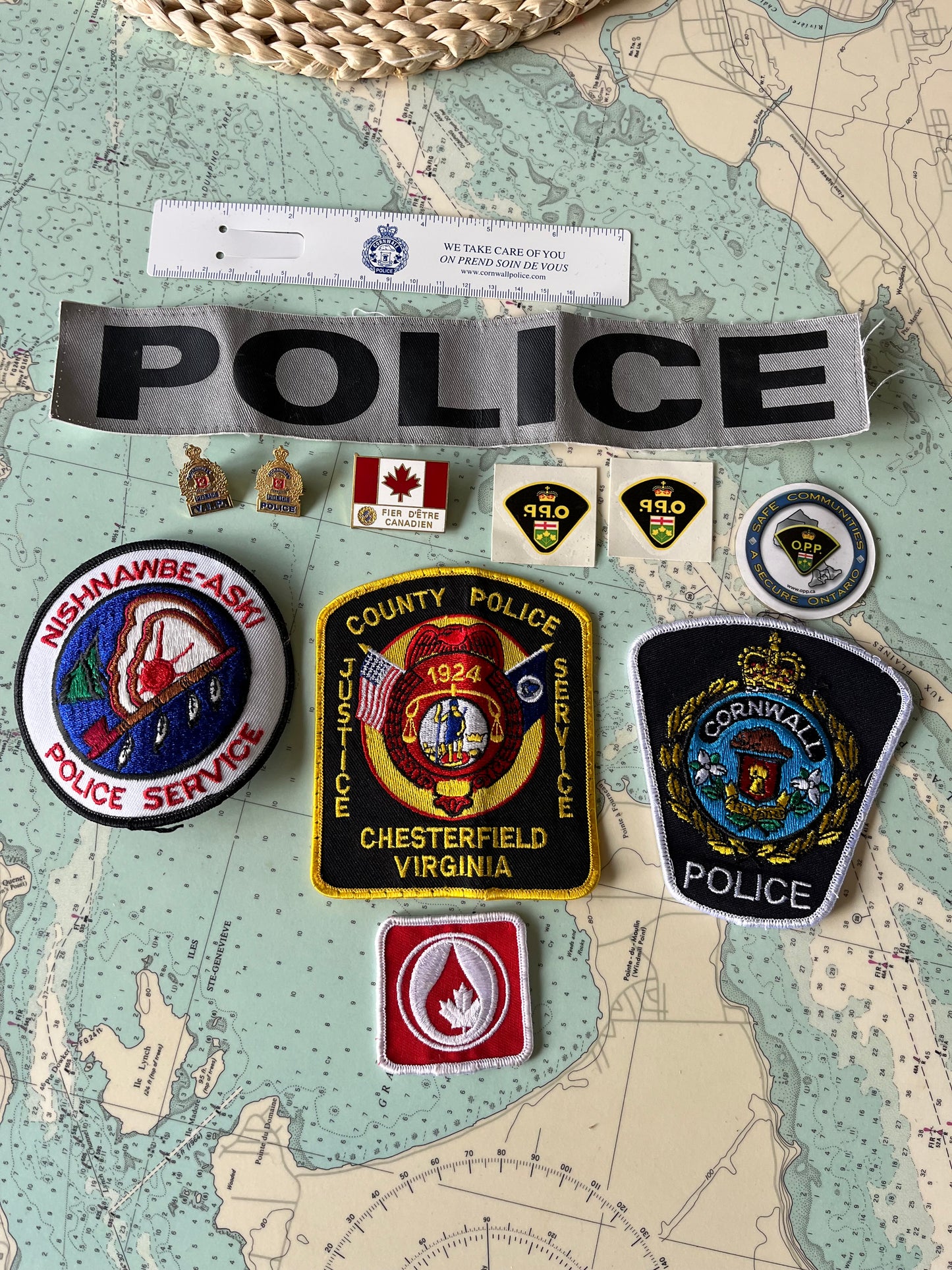 Vintage Collection of Police Badges