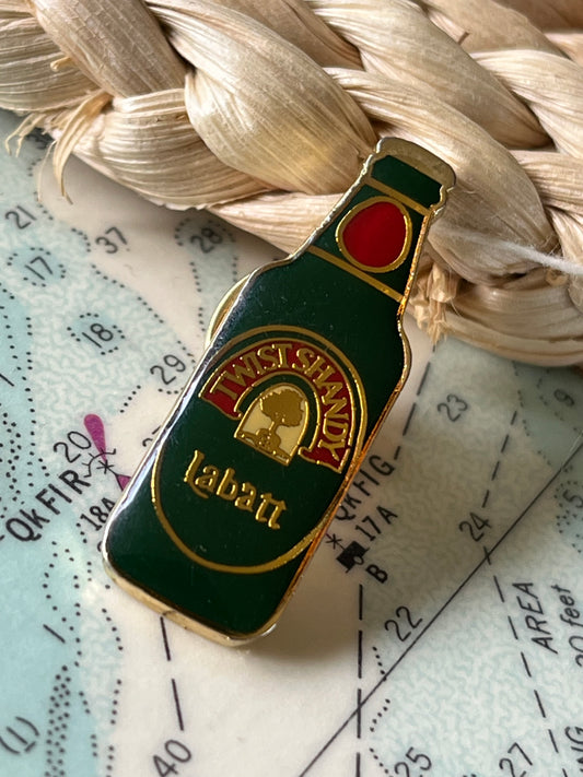 Vintage Labatt Twist Shandy Enamel Pin