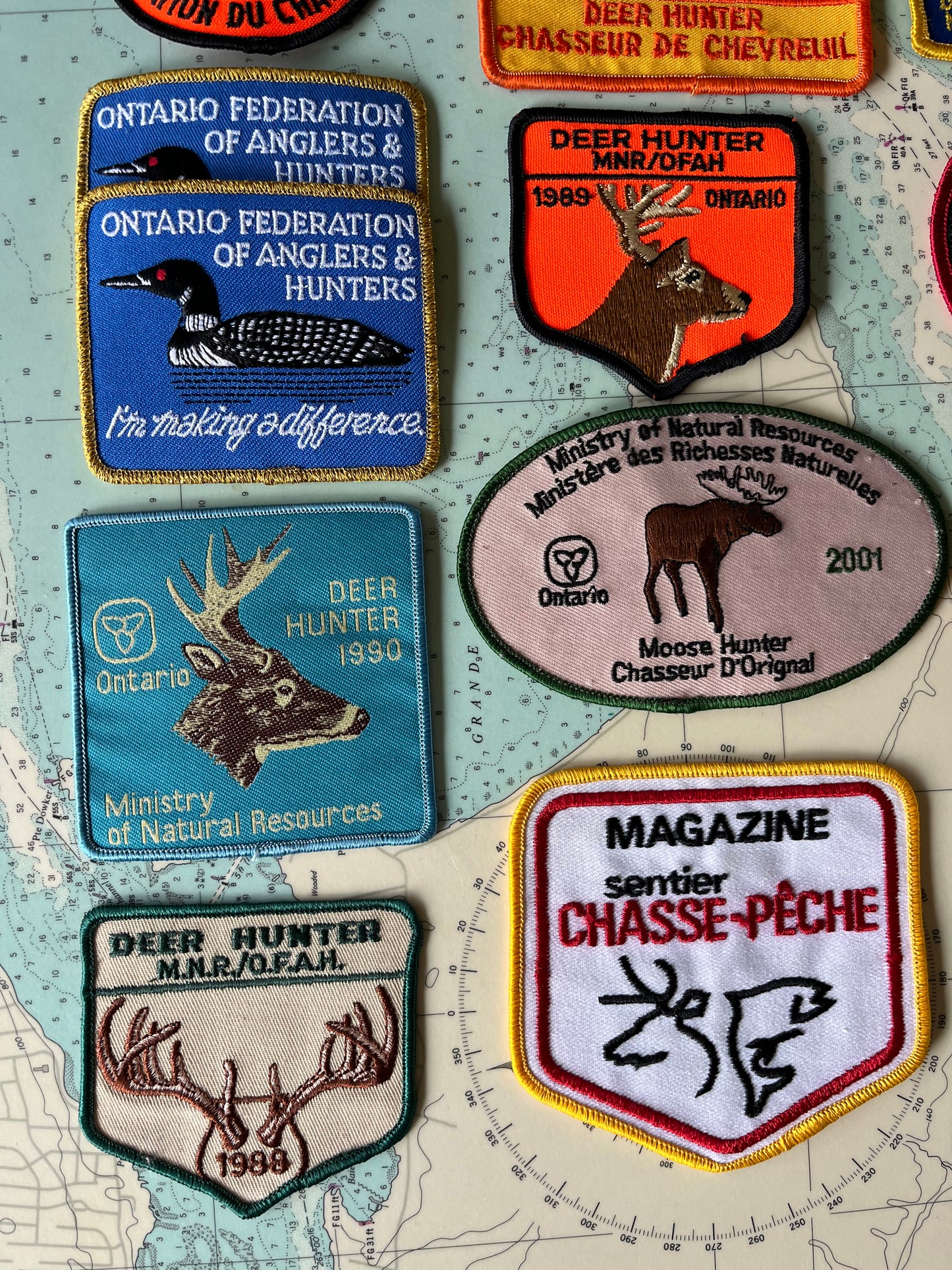 Vintage Collection of Yearly Hunting Badges Lot of 16