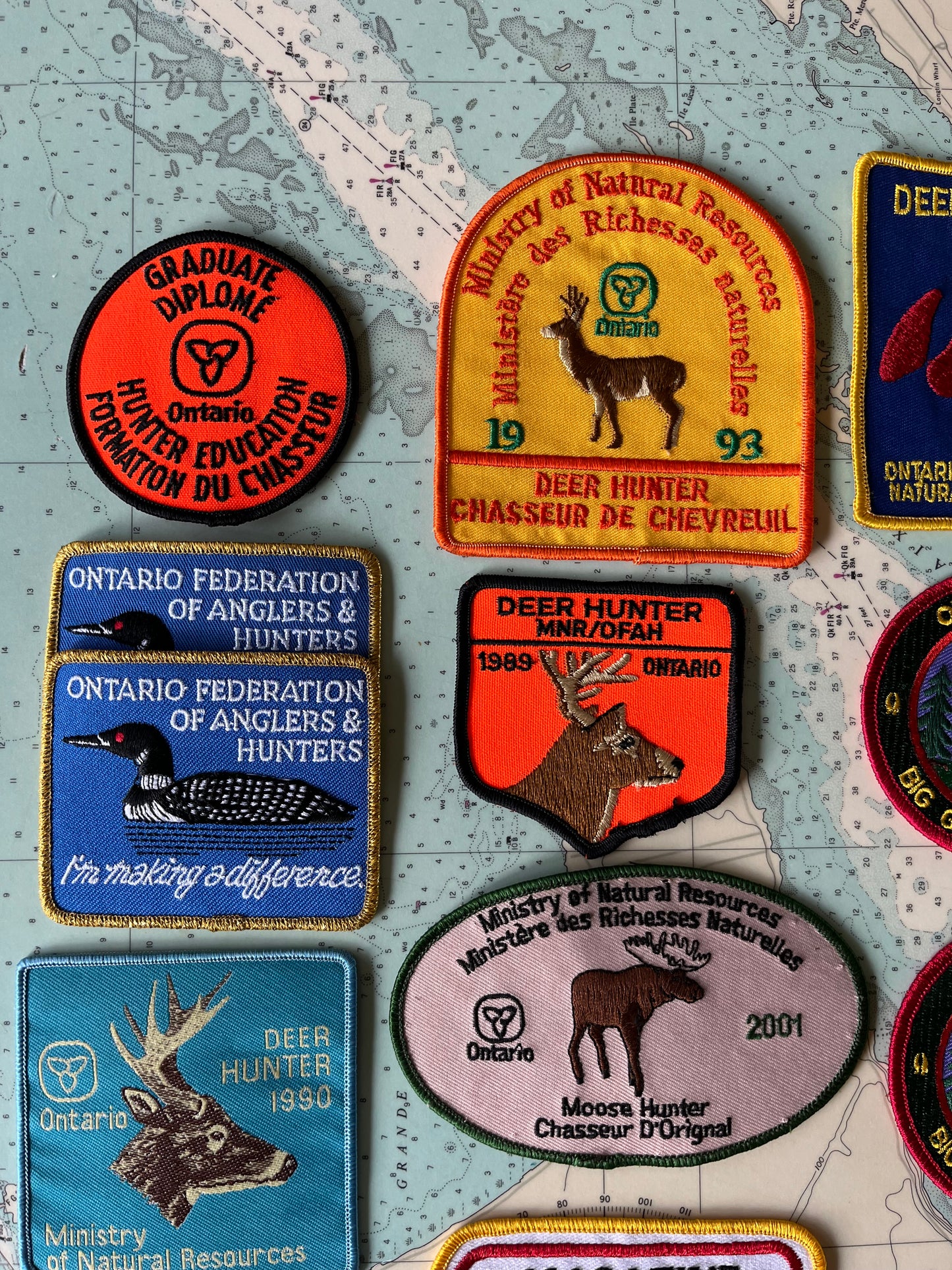 Vintage Collection of Yearly Hunting Badges Lot of 16