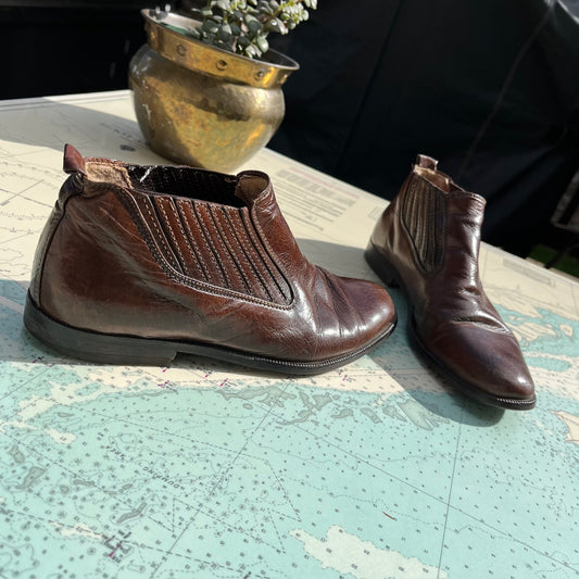 Vintage 90s Aldo Western / Cowboy Ankle Boots 37.5