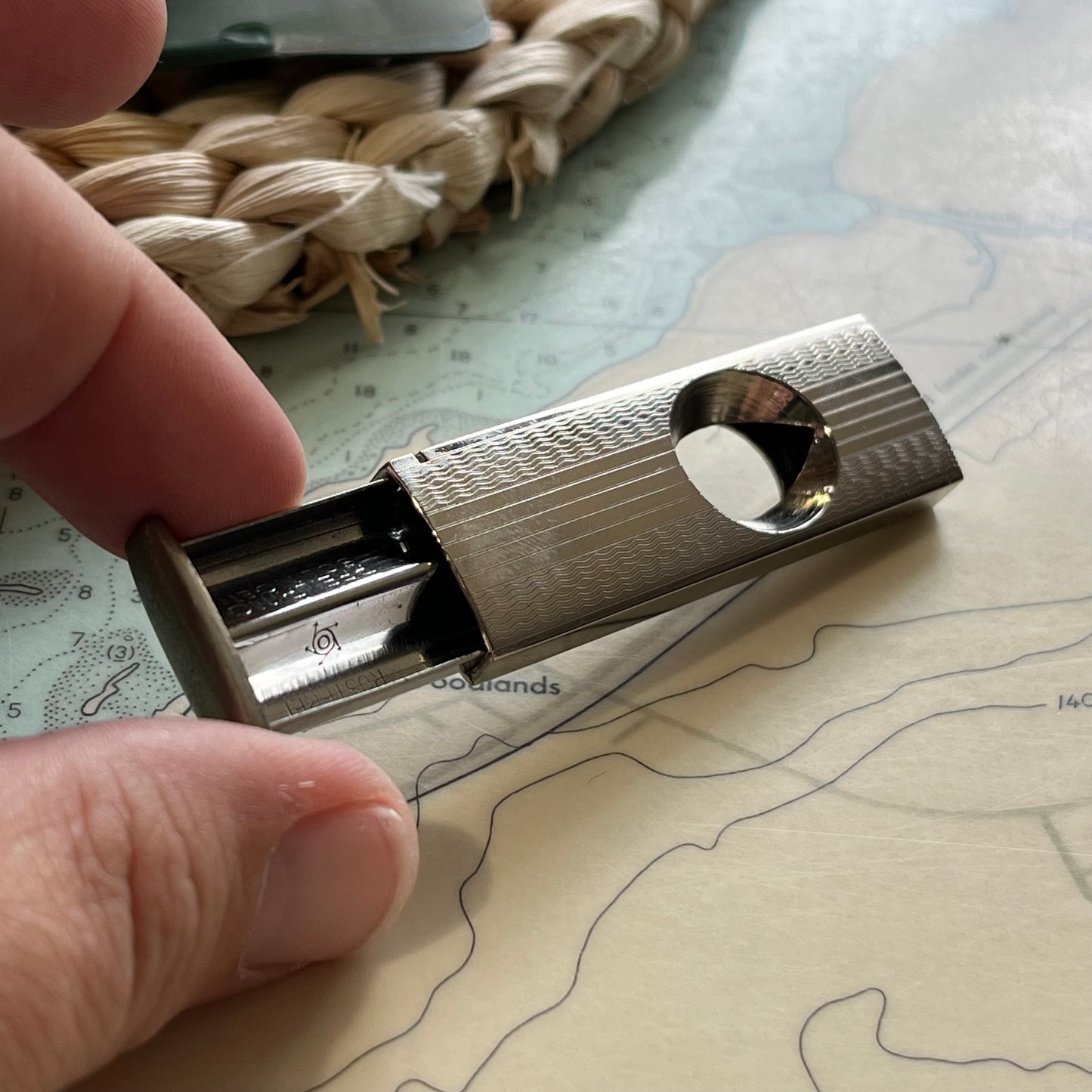 Vintage Pfeilring Solingen Rostfrei 5602 Cigar Cutter