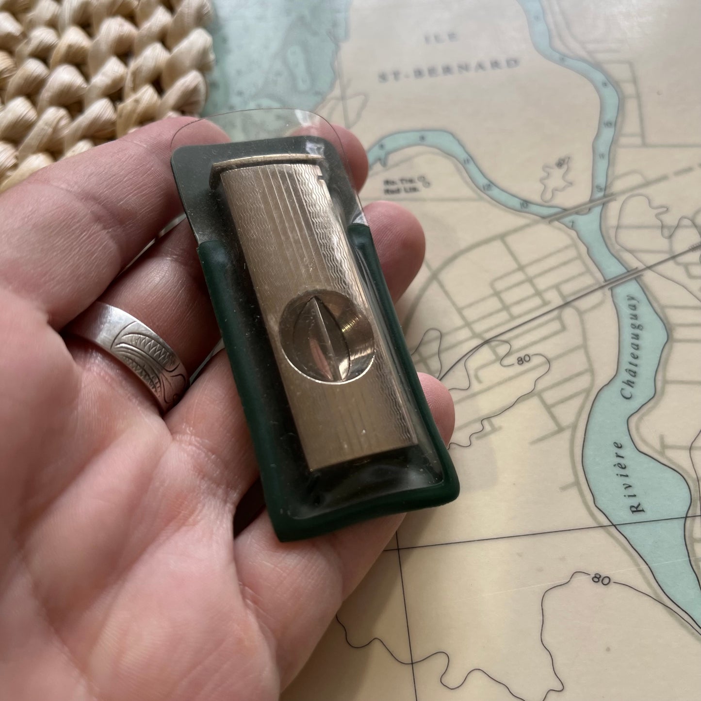 Vintage Pfeilring Solingen Rostfrei 5602 Cigar Cutter