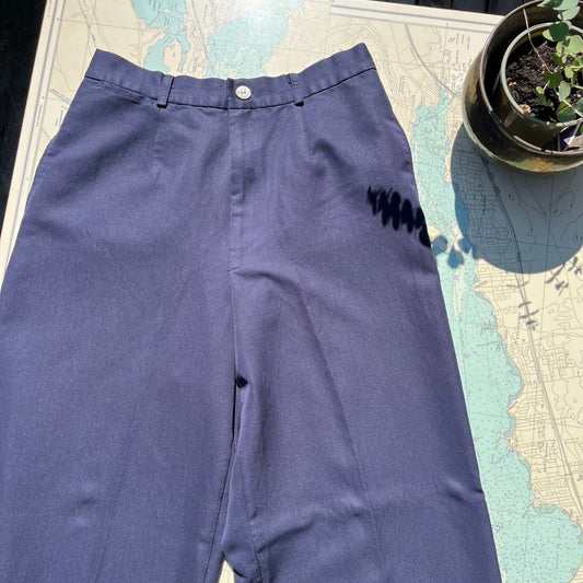 Vintage 90s Navy Wide Leg Gap Trousers