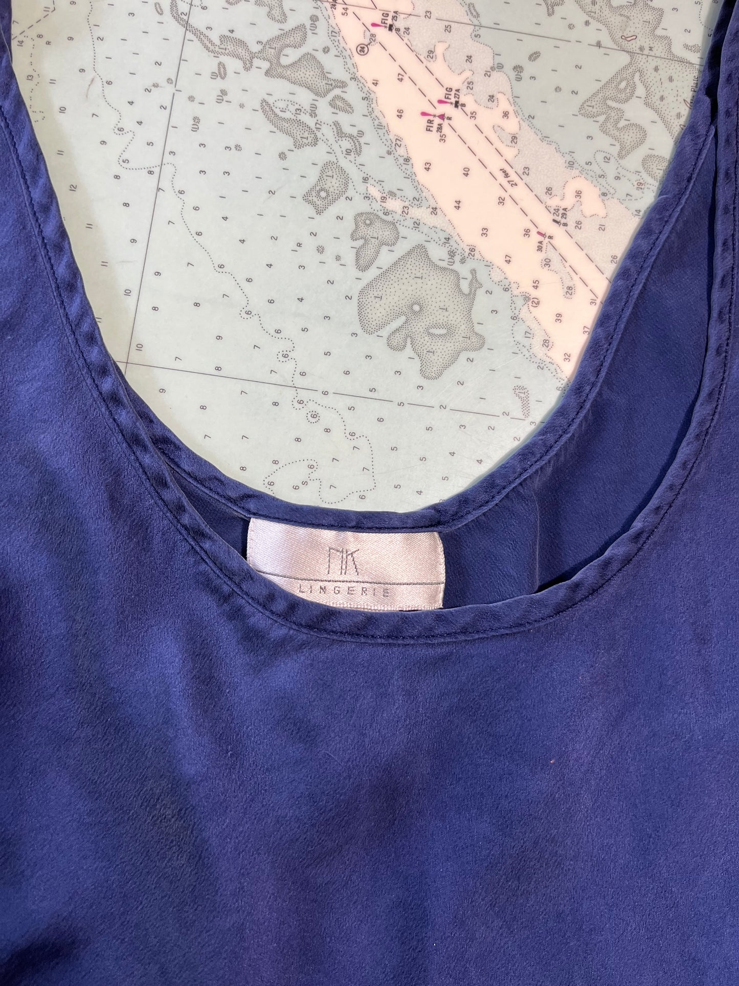 Vintage 90s NK Lingerie Sleeveless Silk Tank Top