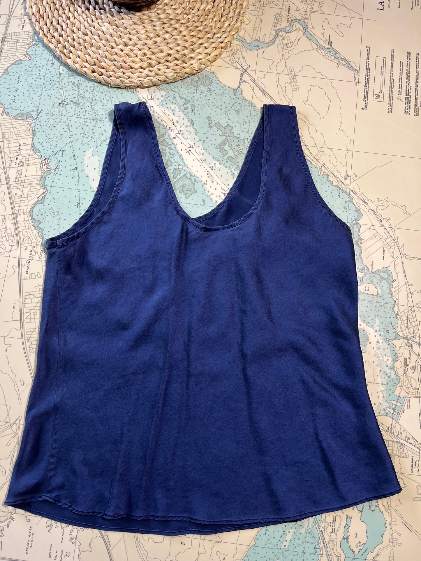 Vintage 90s NK Lingerie Sleeveless Silk Tank Top