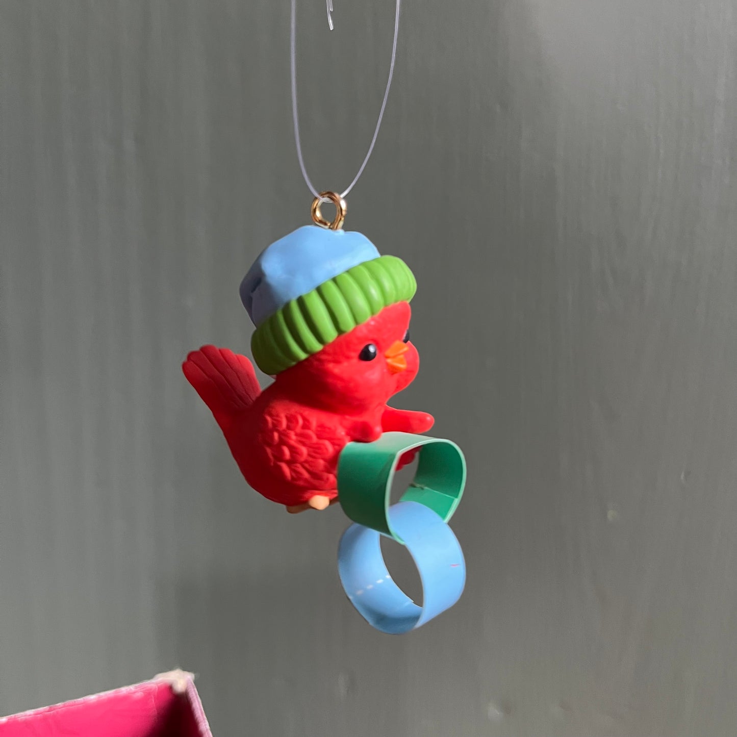 Vintage 1993 Hallmark Great Connections Red Bird Ornaments