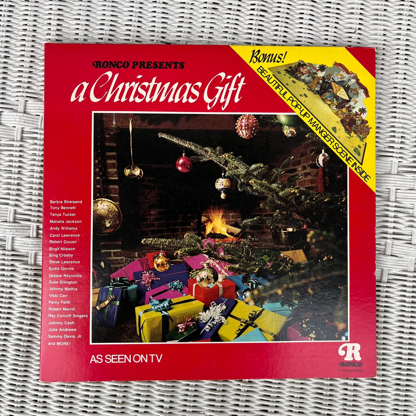 1974 A Christmas Gift Record and Pop Up Manger